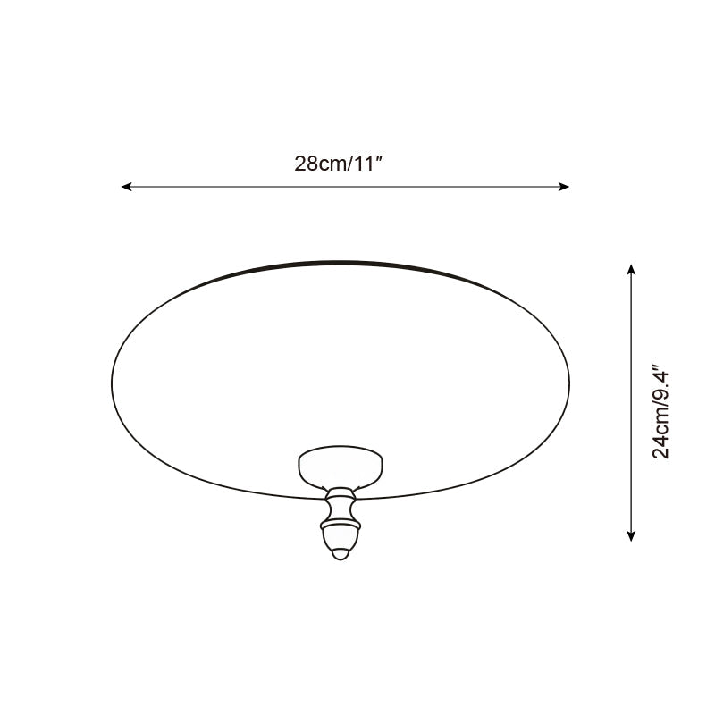 Honeydrift Wabi-Sabi Wood Ceiling Light