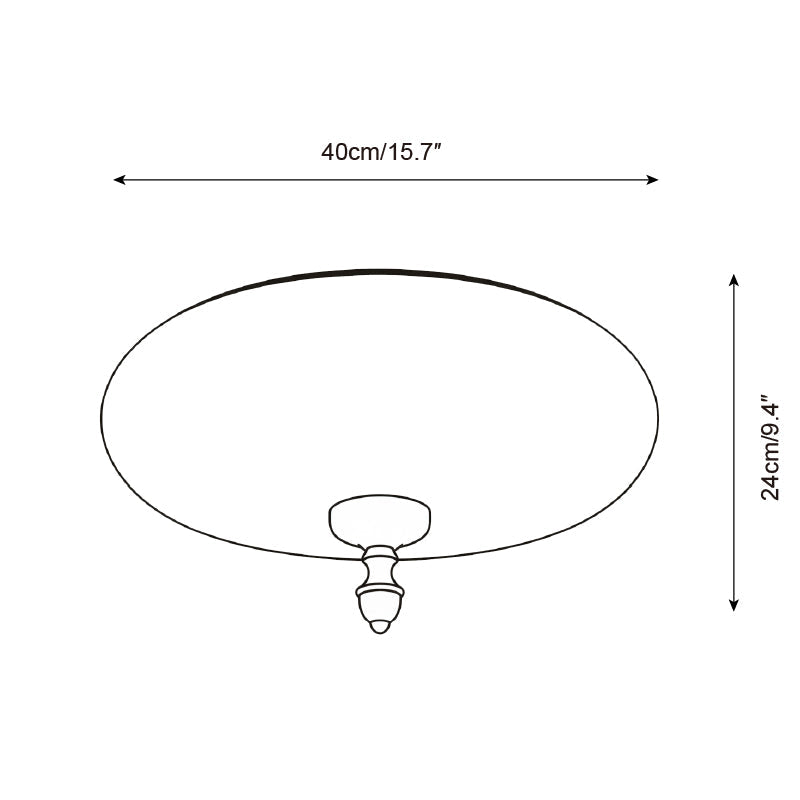 Honeydrift Wabi-Sabi Wood Ceiling Light