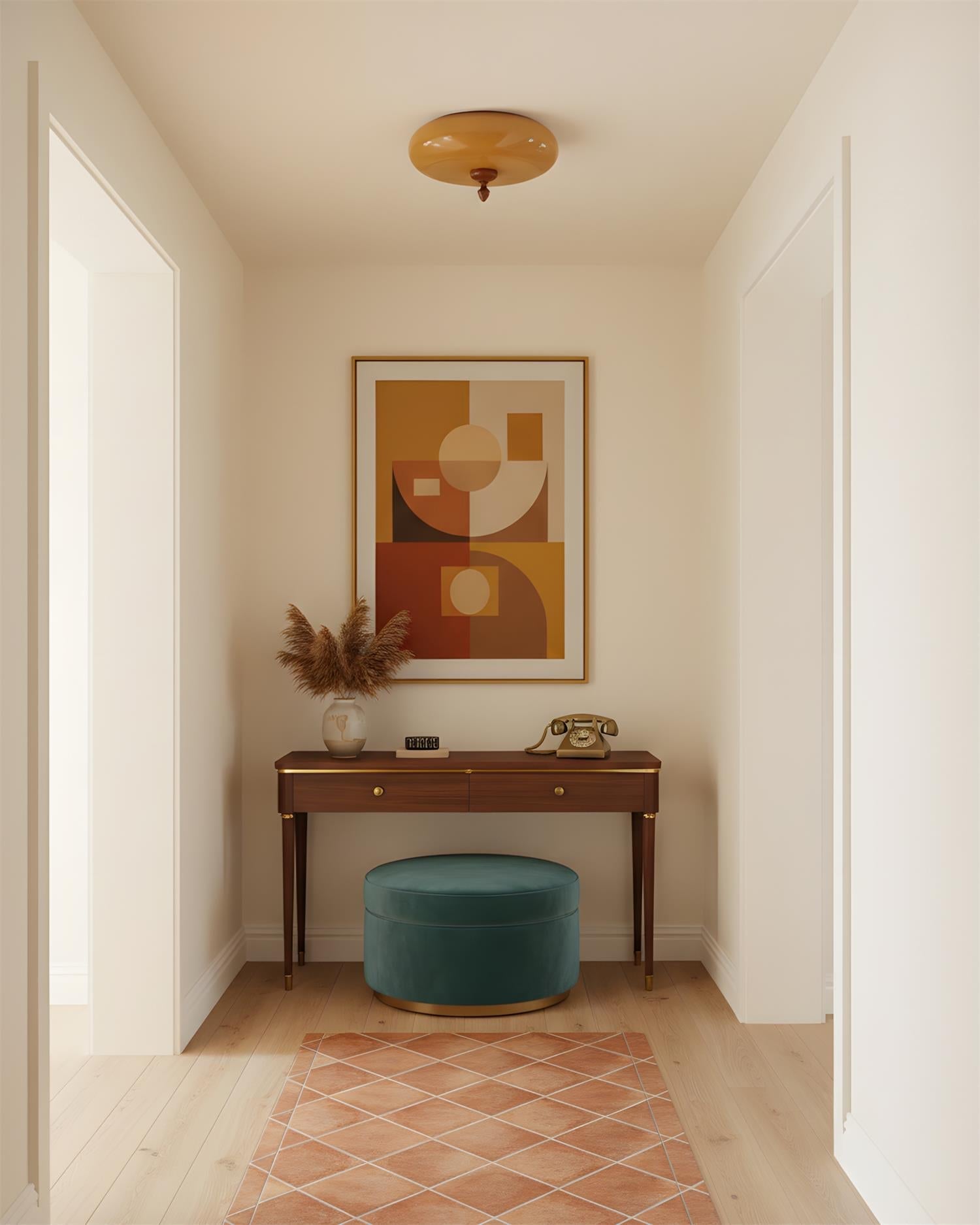 Honeydrift Wabi-Sabi Wood Ceiling Light