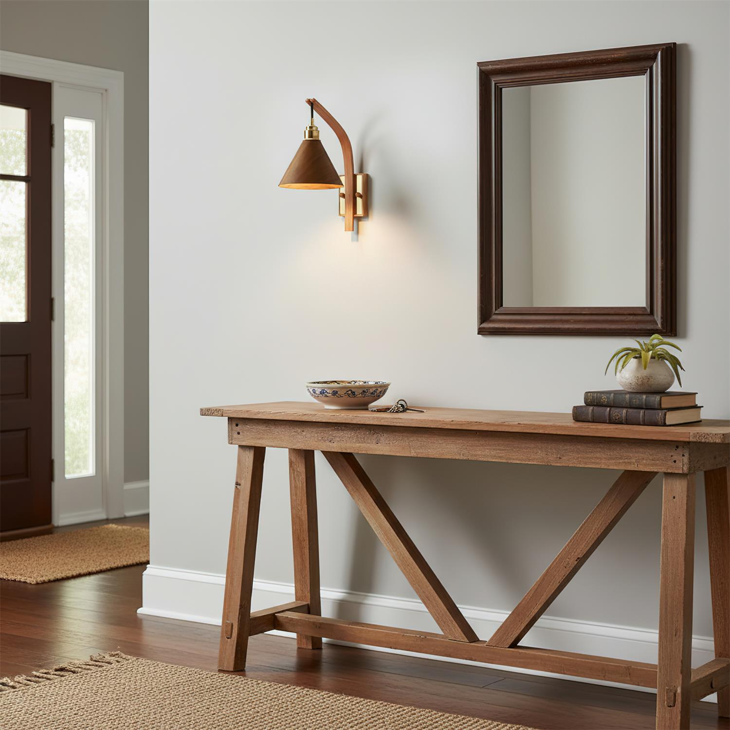 Arcadia Modern Wood Wall Lamp