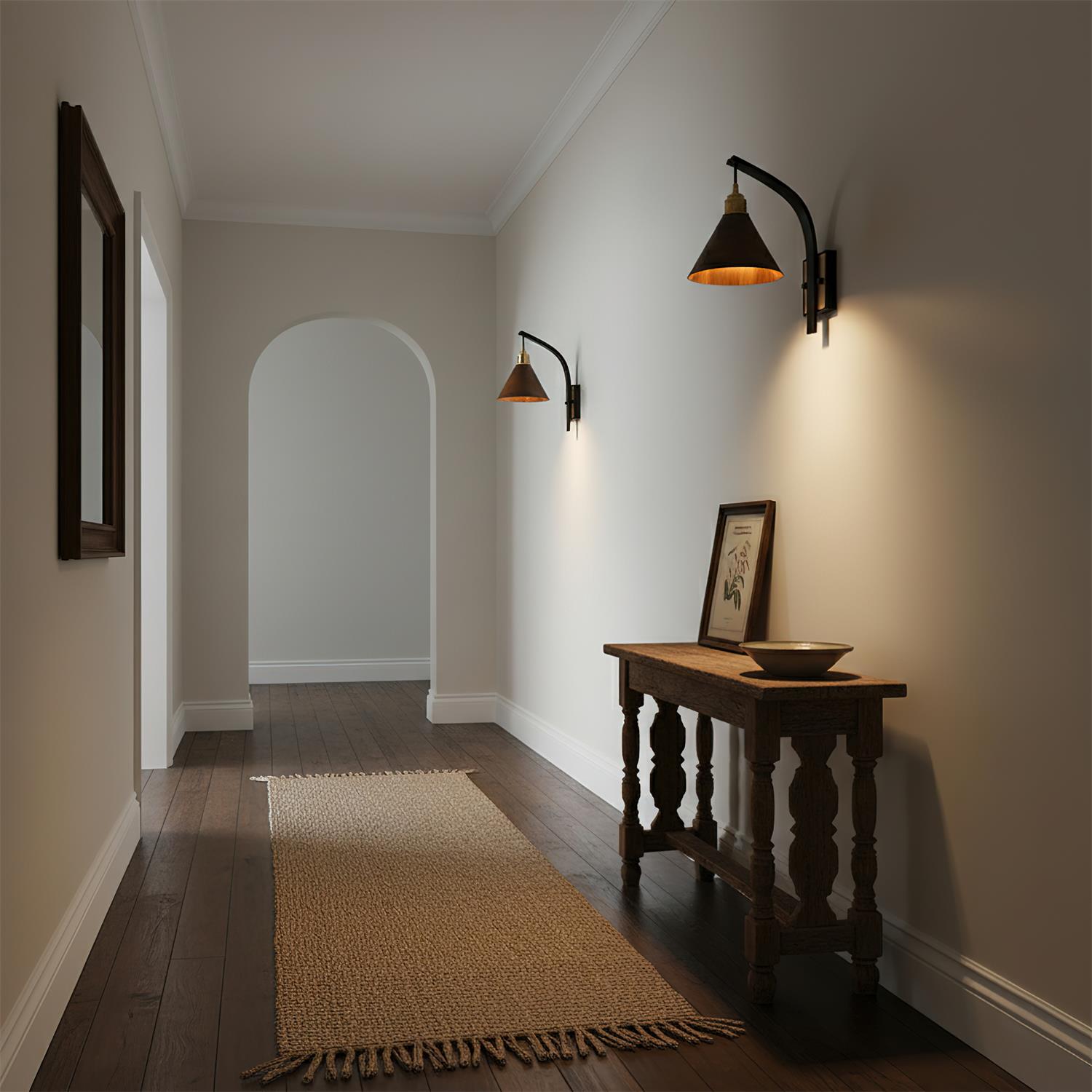 Arcadia Modern Wood Wall Lamp