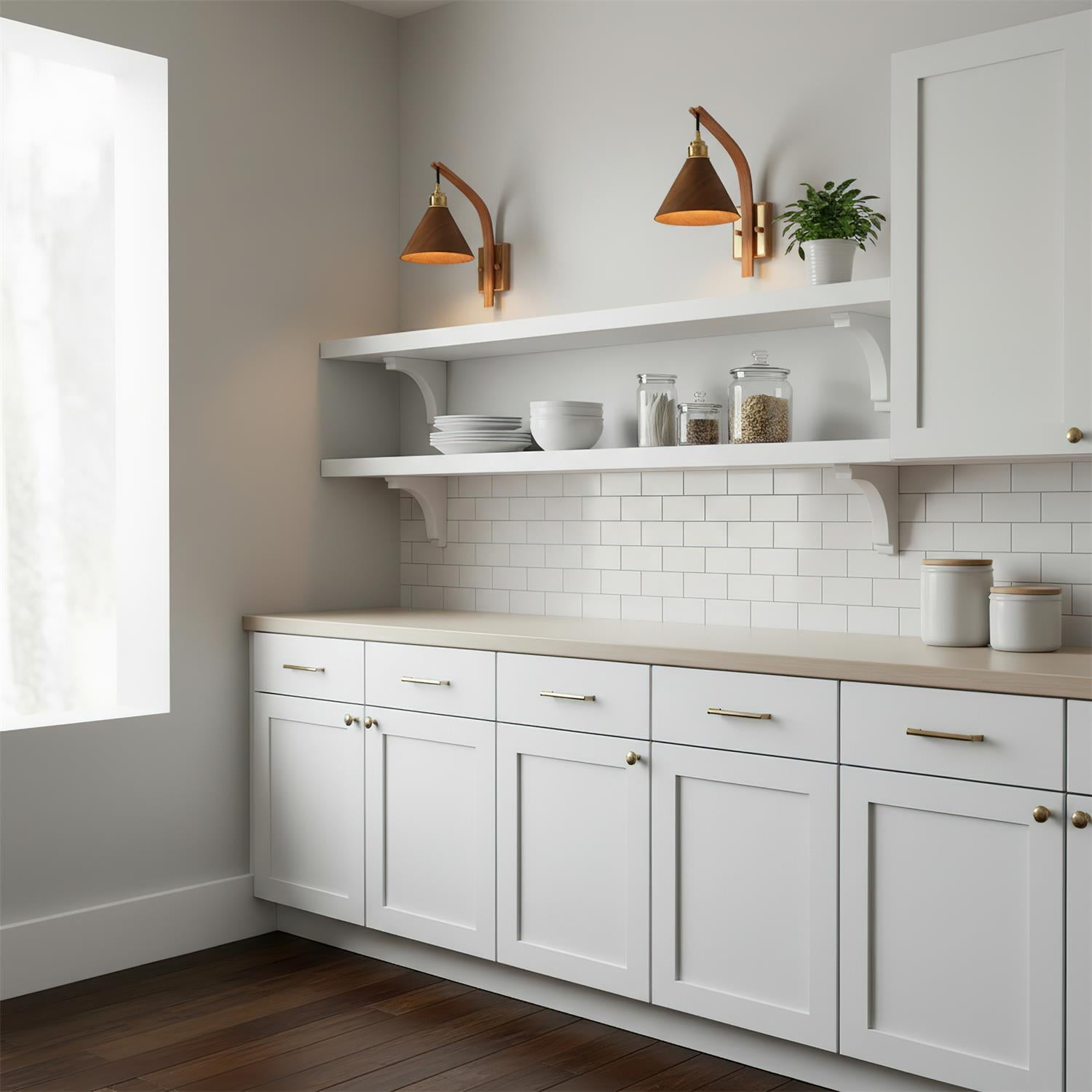 Arcadia Modern Wood Wall Lamp