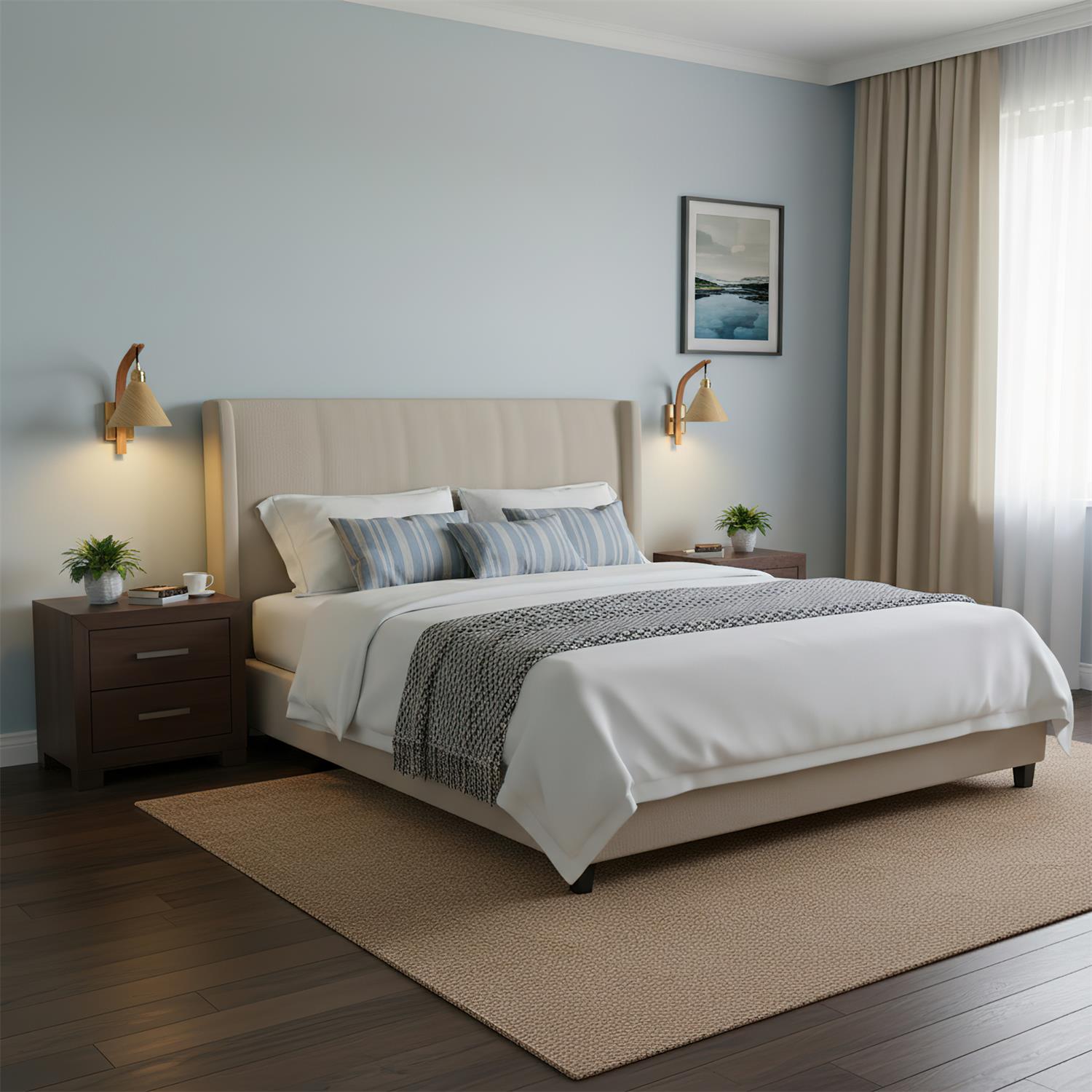 Arcadia Modern Wood Wall Lamp