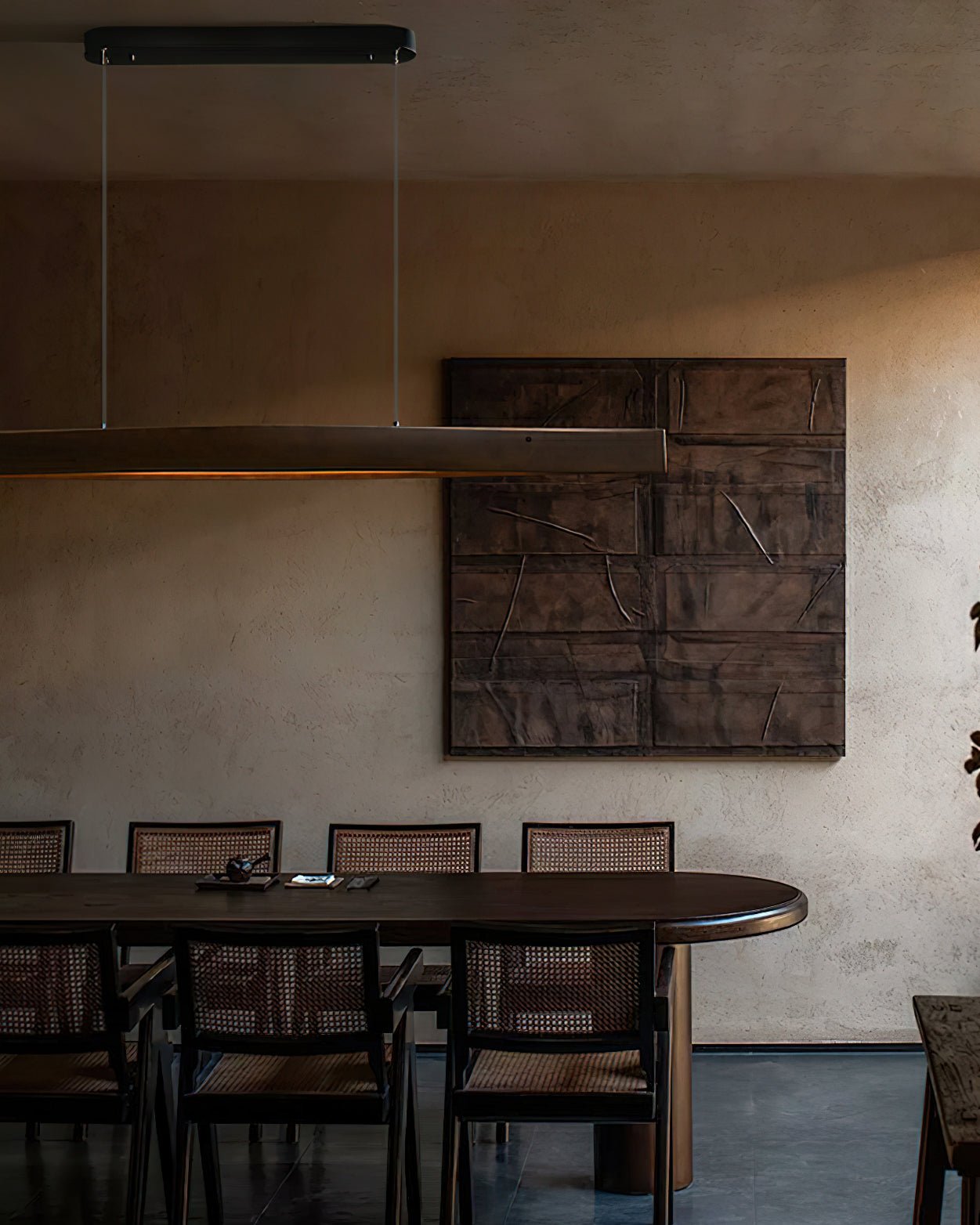Horizon Linear Wood Pendant Lamp - Blowlighting
