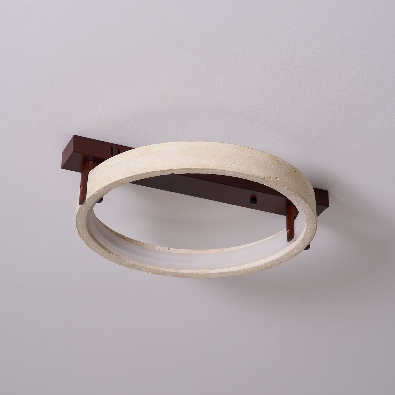 Ivlaeyra Ringed Travertine Wall Light - Blowlighting