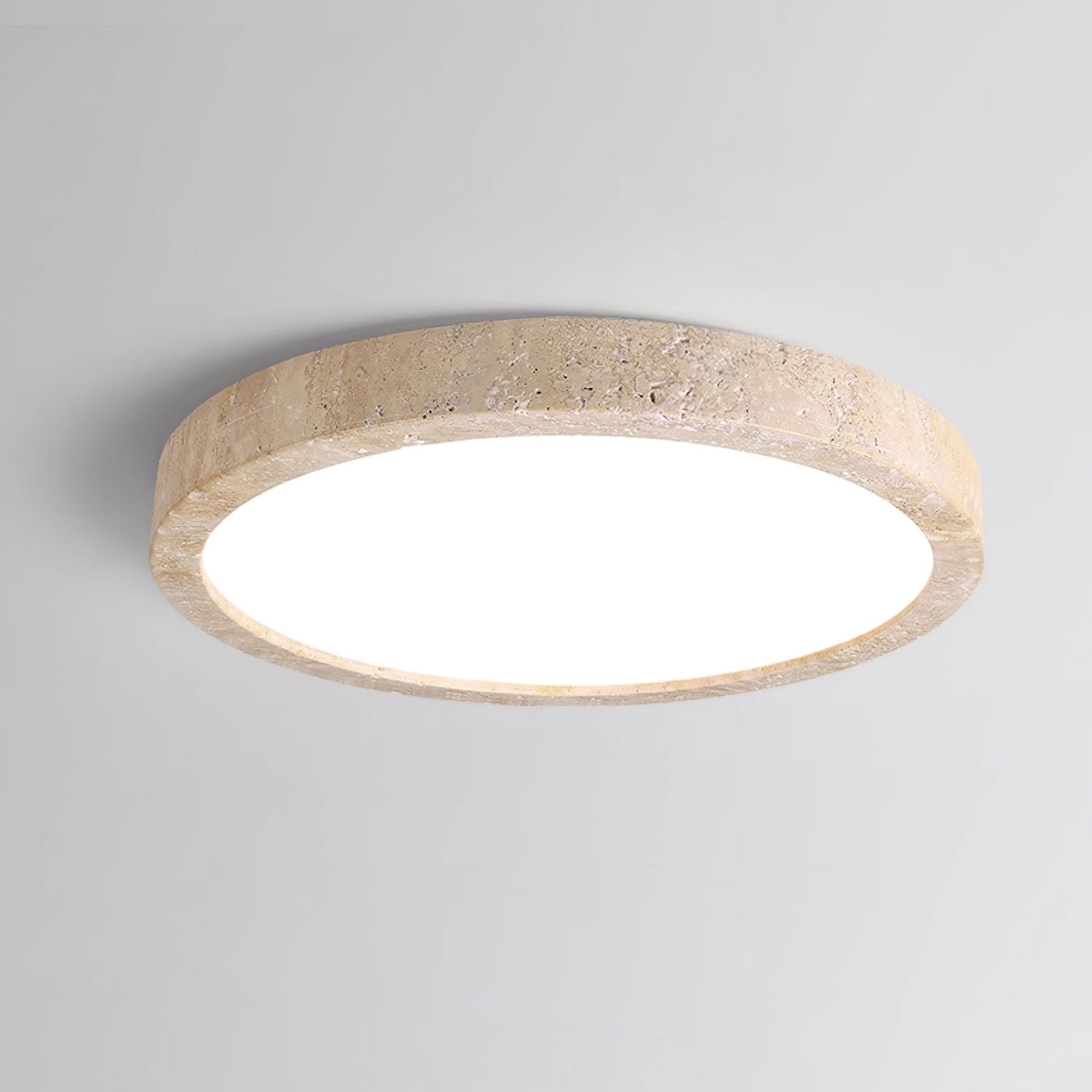 Artalor Minimalist Travertine Ceiling Light - Blowlighting