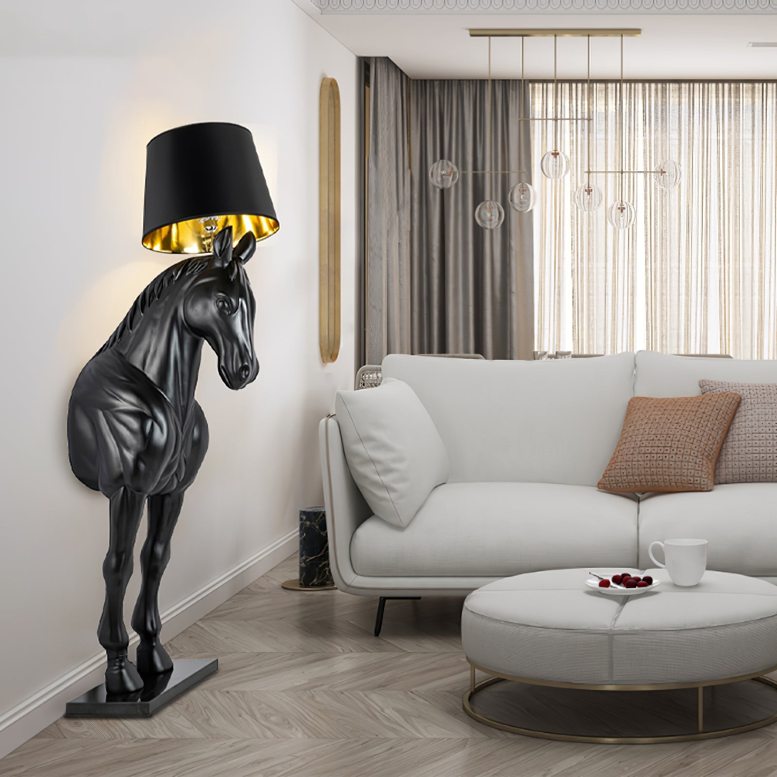 Horse Statue Floor Lamp - Blowlighting