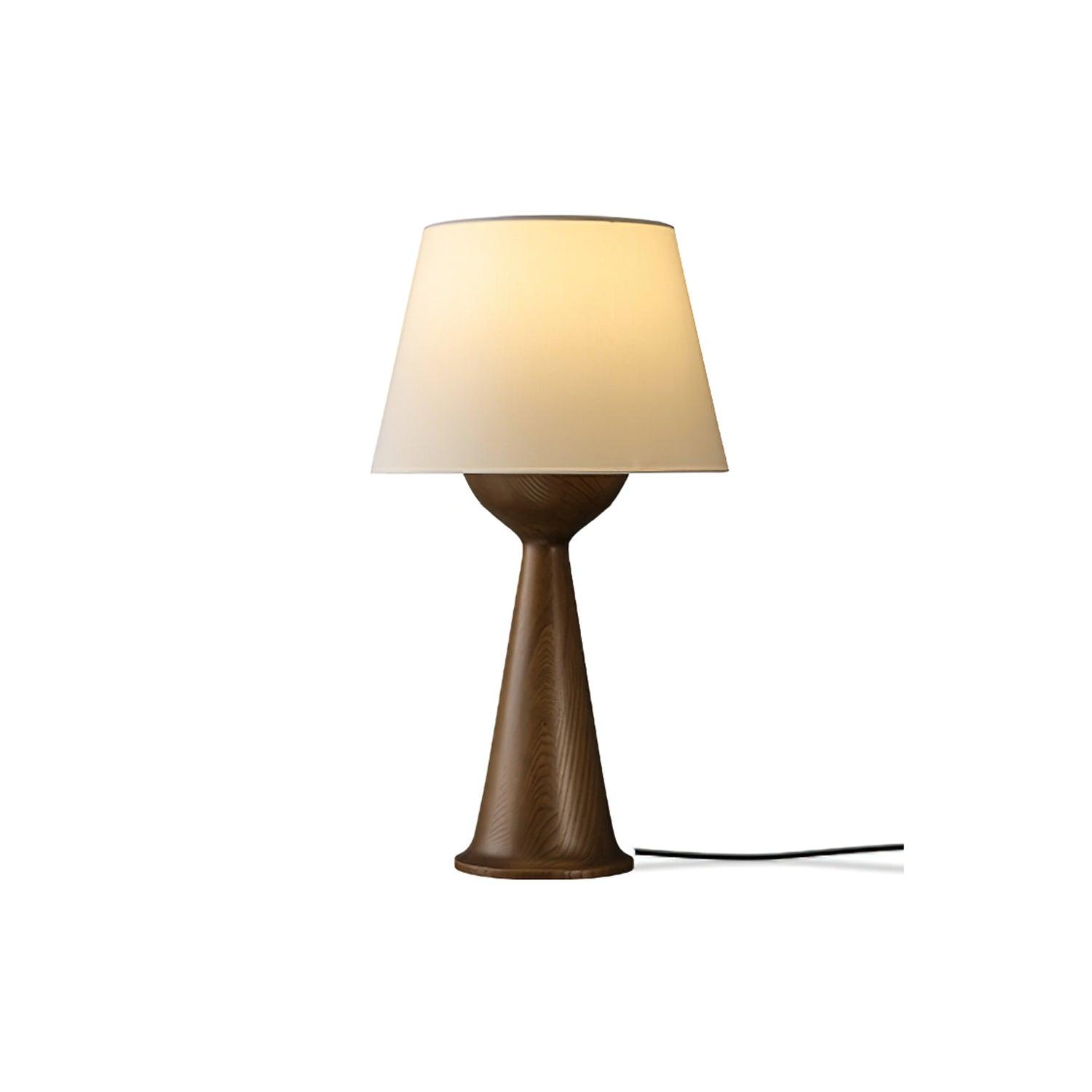 Tempo Vintage Wood Table Lamp - Blowlighting
