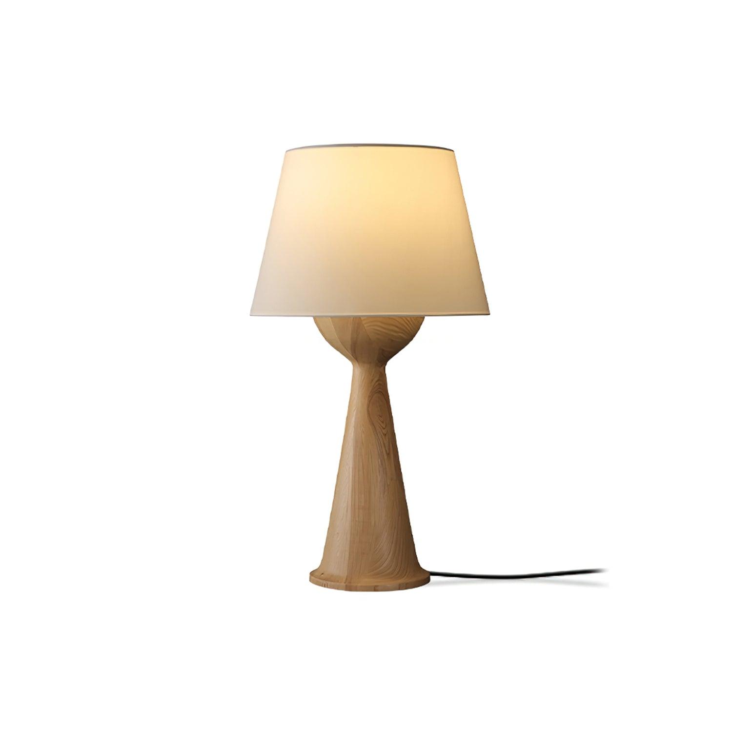 Tempo Vintage Wood Table Lamp - Blowlighting
