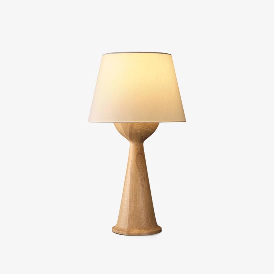 Tempo Vintage Wood Table Lamp - Blowlighting