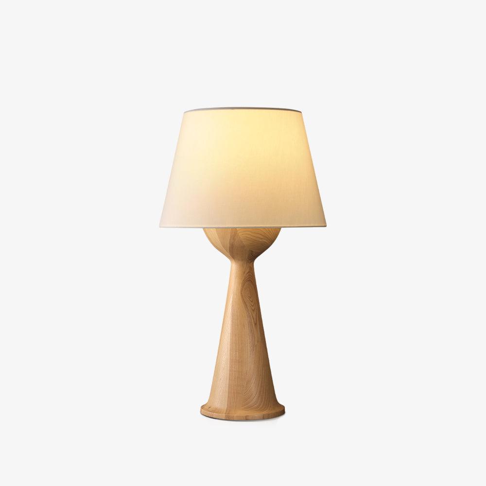 Tempo Vintage Wood Table Lamp - Blowlighting