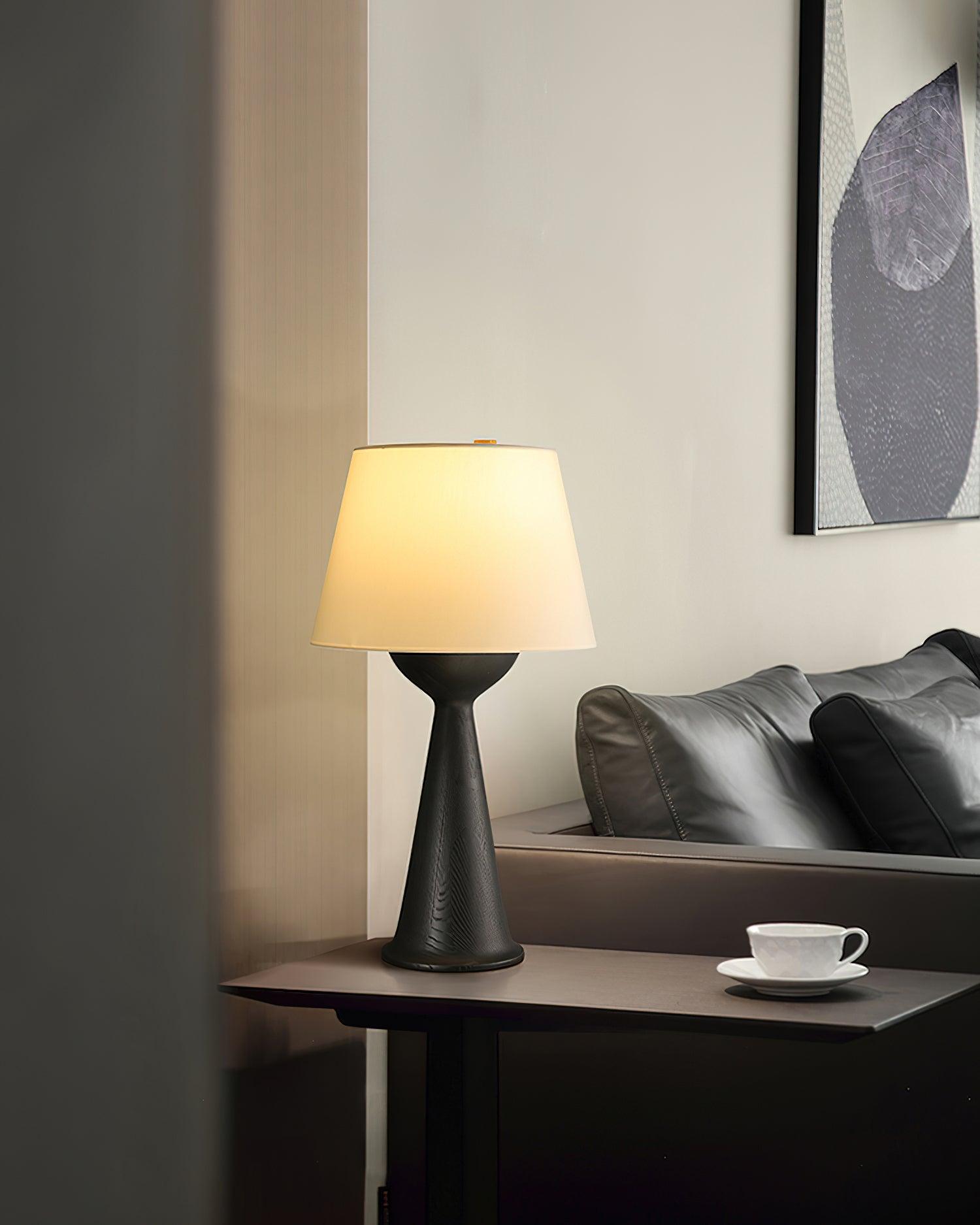 Tempo Vintage Wood Table Lamp - Blowlighting