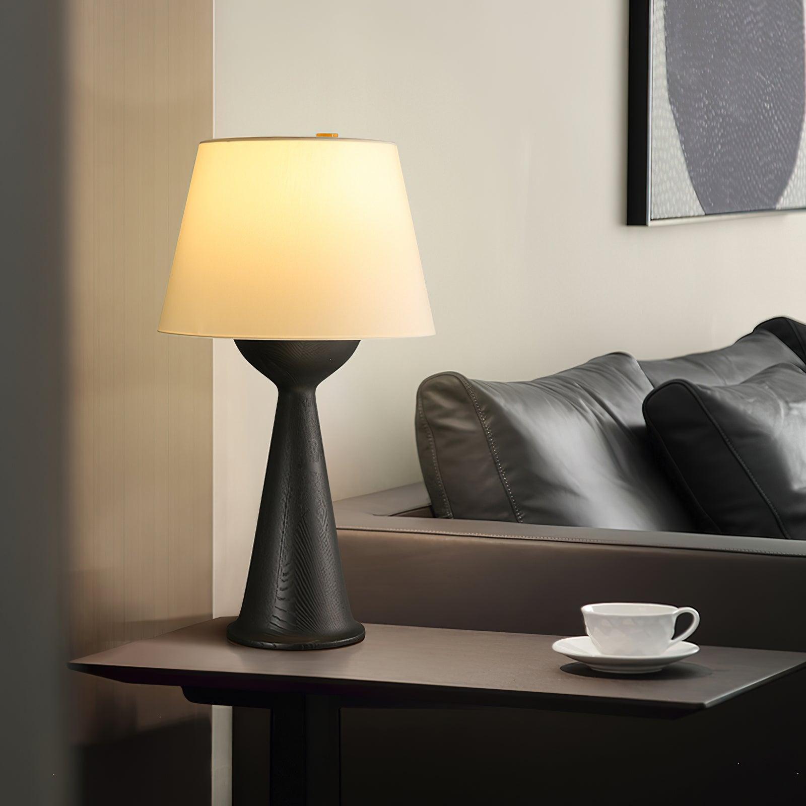 Tempo Vintage Wood Table Lamp - Blowlighting
