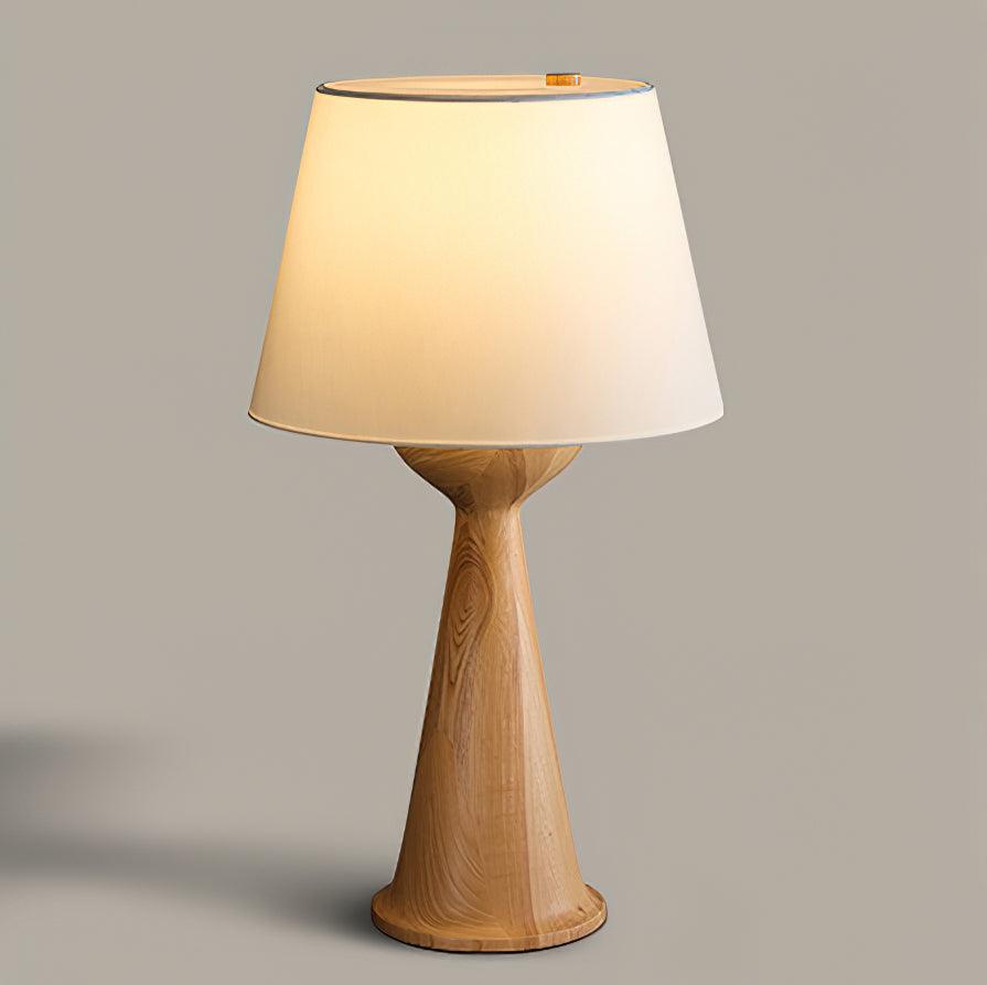 Tempo Vintage Wood Table Lamp - Blowlighting