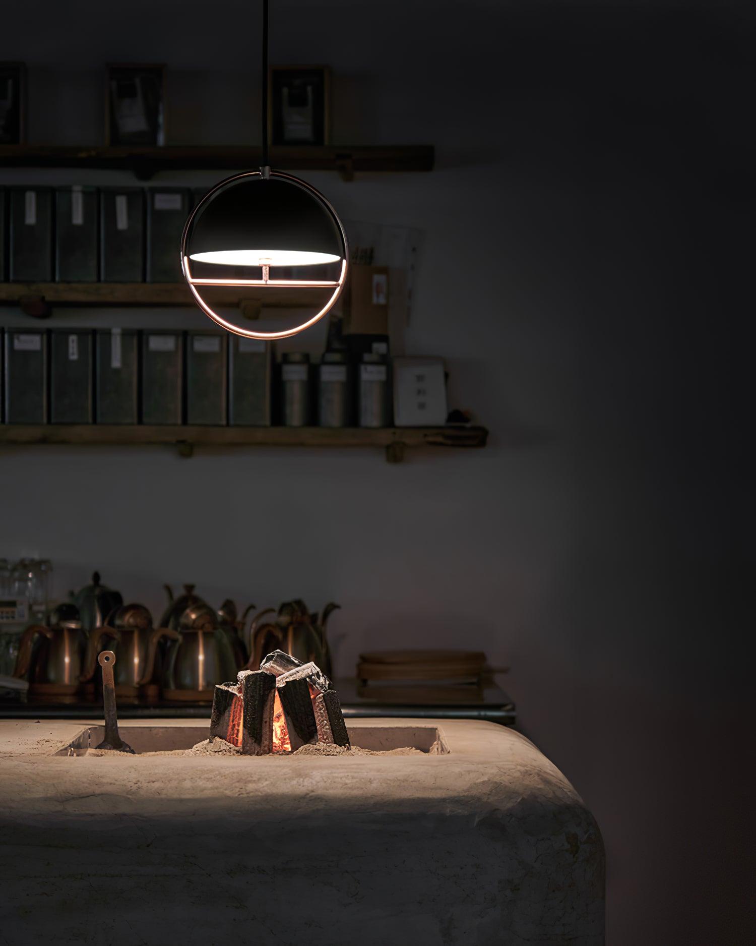 Zephira Steel Classic Pendant Lamp