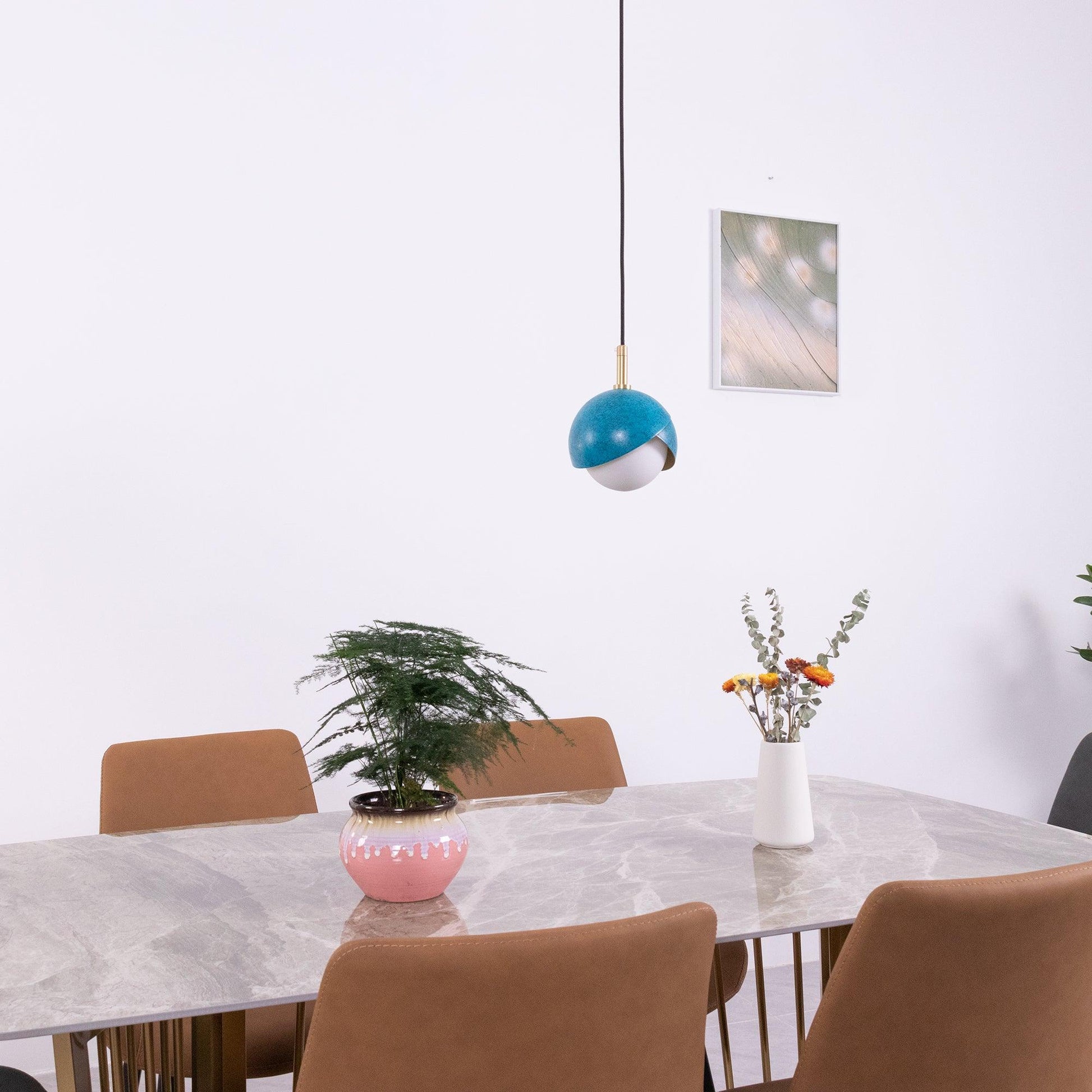 Blue Drop Pendant Light - Blowlighting