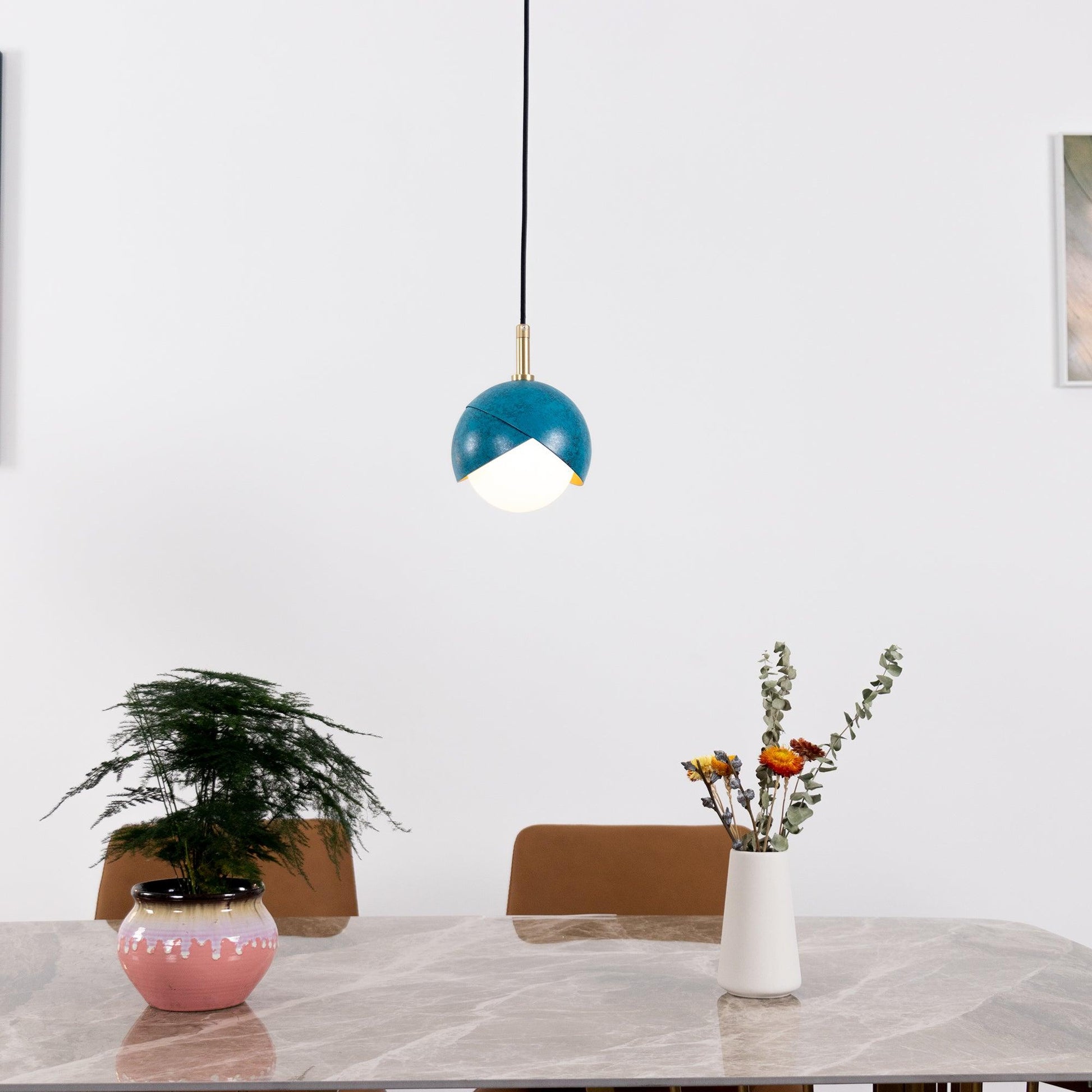 Blue Drop Pendant Light - Blowlighting