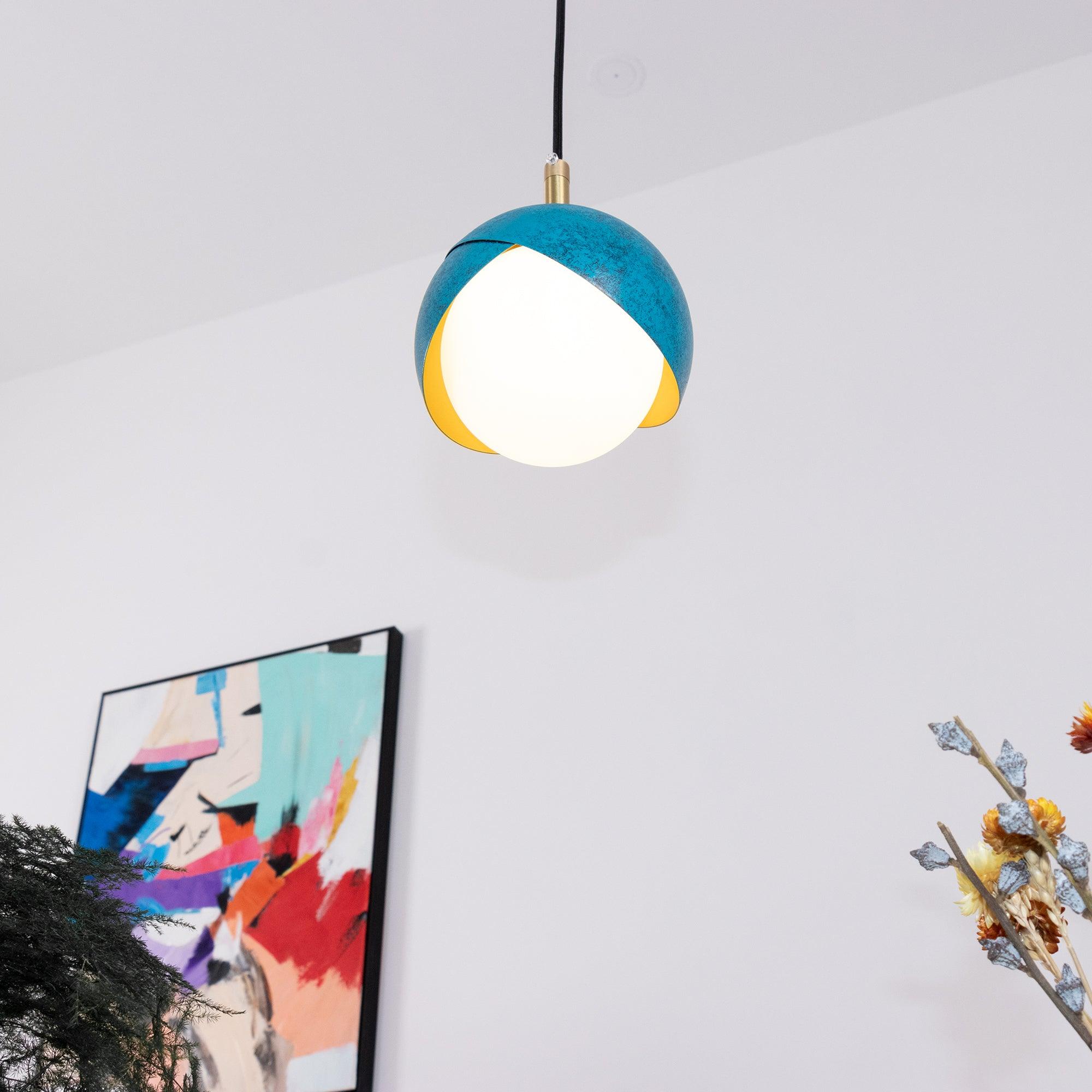 Blue Drop Pendant Light - Blowlighting