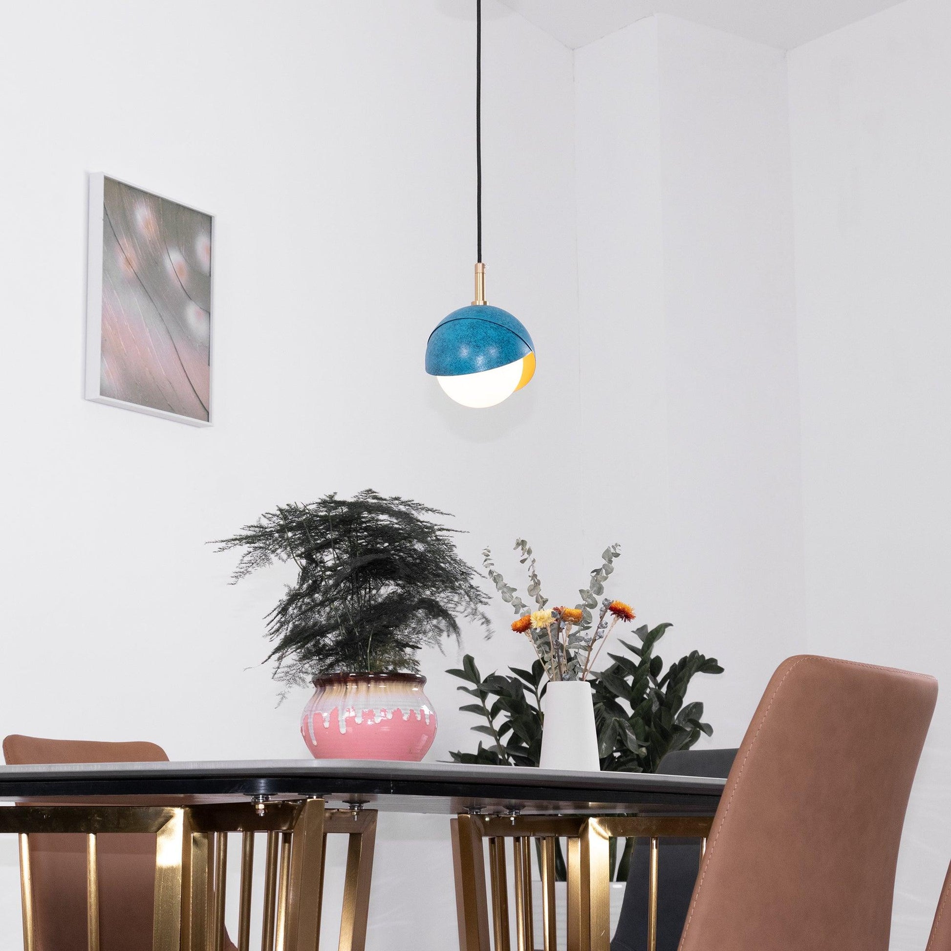 Blue Drop Pendant Light - Blowlighting