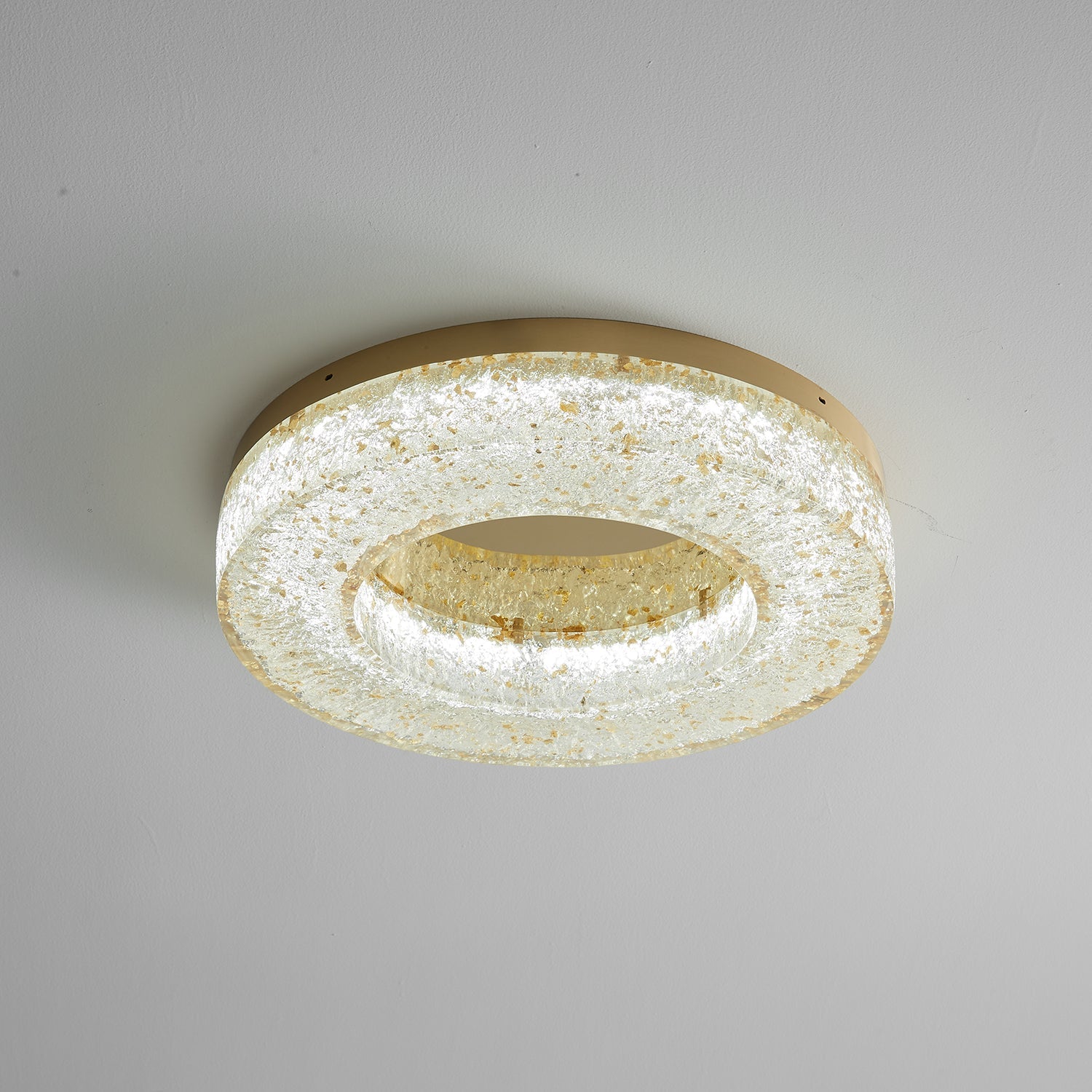 Ice Crack Circle Ceiling Lamp - Blowlighting