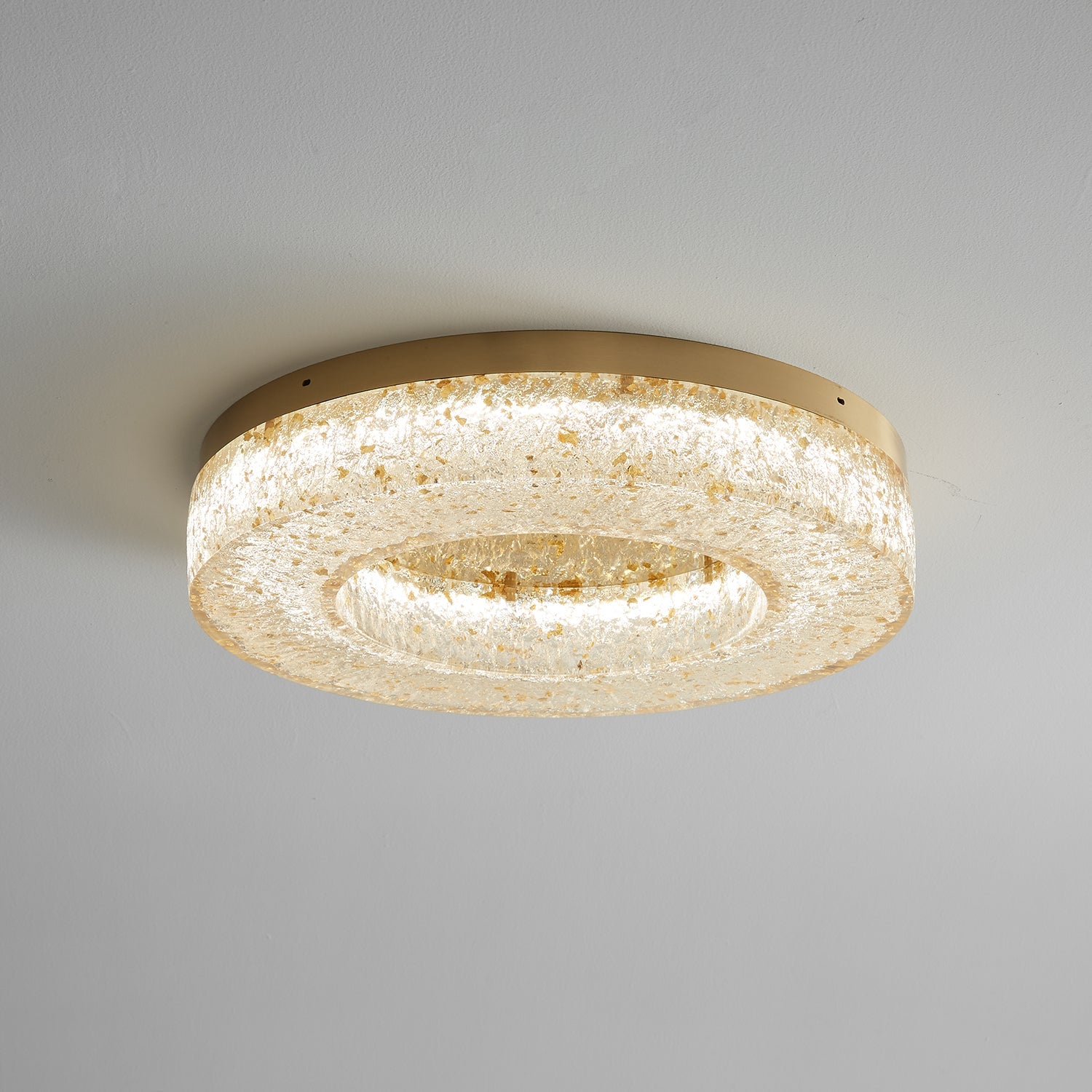 Ice Crack Circle Ceiling Lamp - Blowlighting