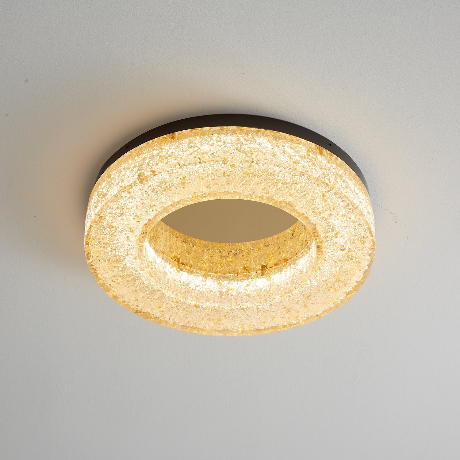 Ice Crack Circle Ceiling Lamp - Blowlighting