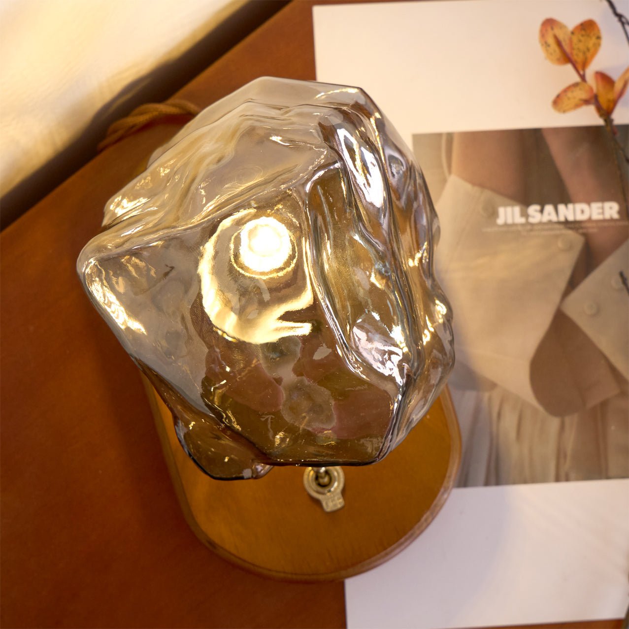 Ice Stone Glass Table Lamp - Blowlighting
