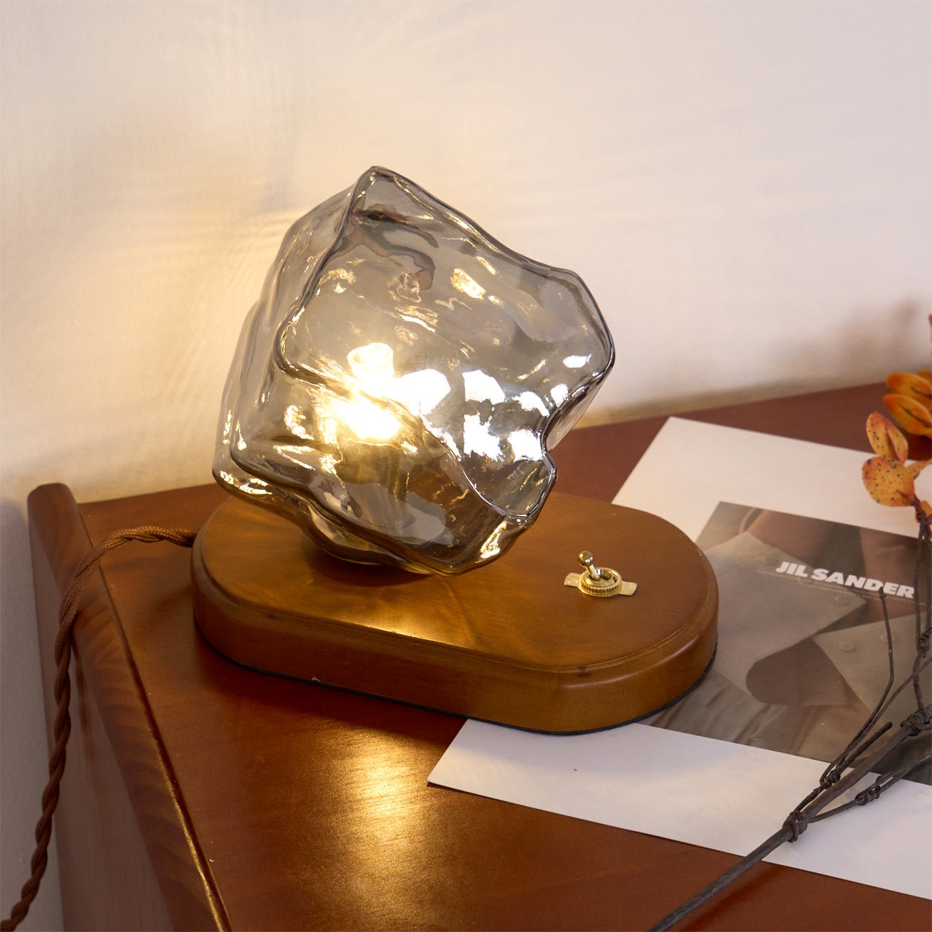 Ice Stone Glass Table Lamp - Blowlighting