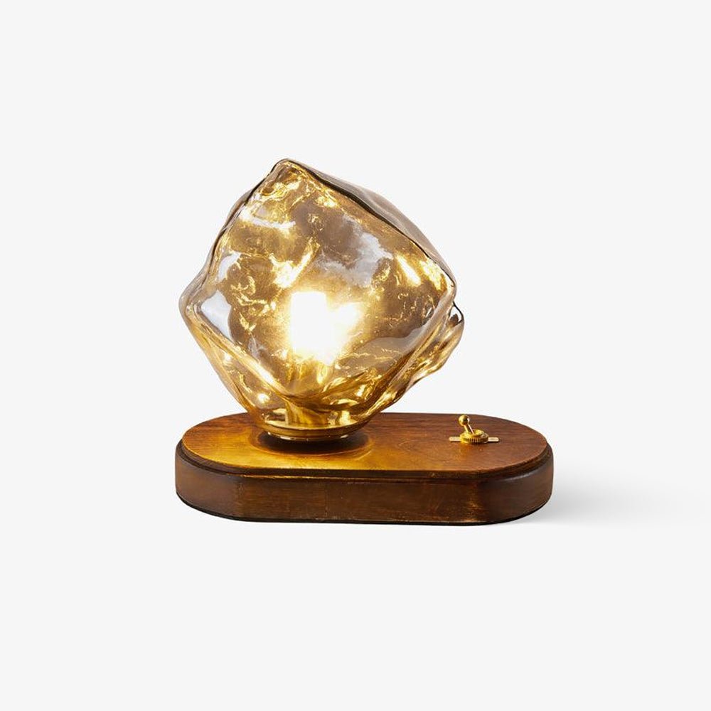 Ice Stone Glass Table Lamp - Blowlighting