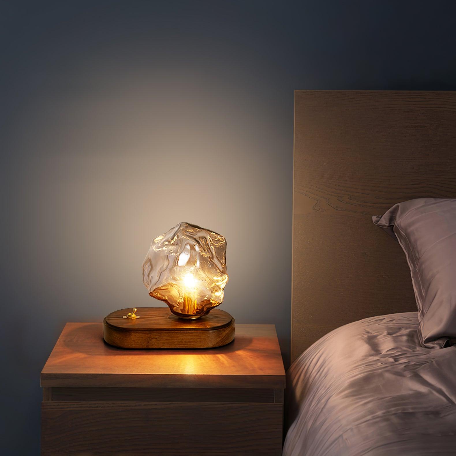 Ice Stone Glass Table Lamp - Blowlighting