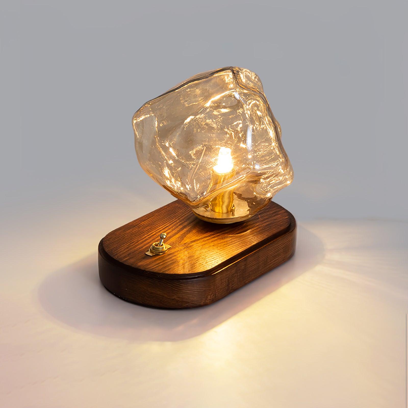 Ice Stone Glass Table Lamp - Blowlighting