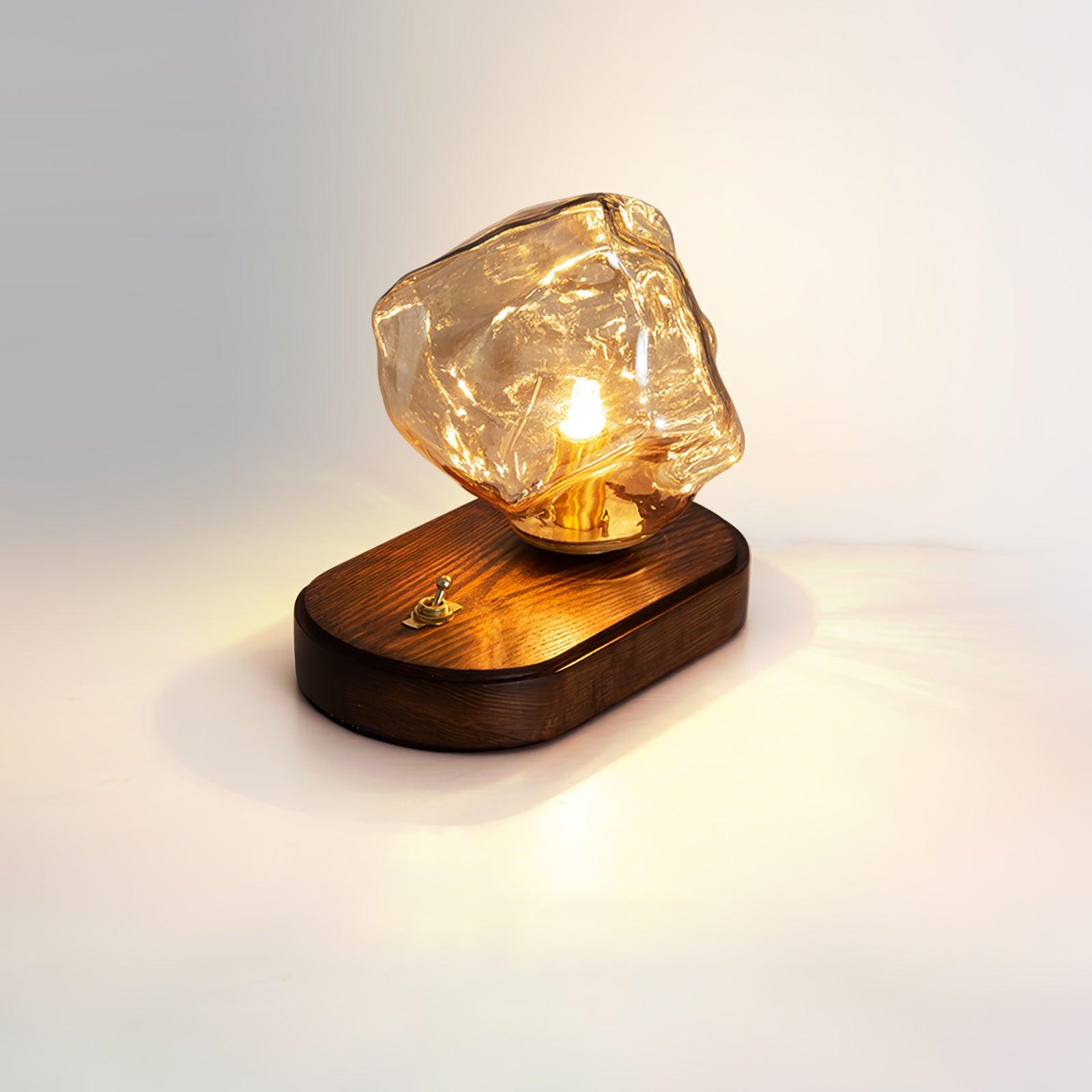 Ice Stone Glass Table Lamp - Blowlighting