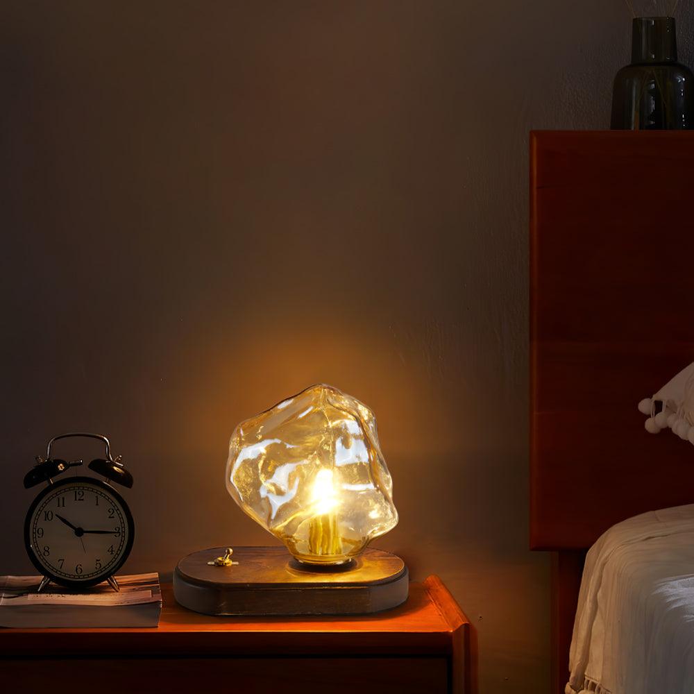 Ice Stone Glass Table Lamp - Blowlighting
