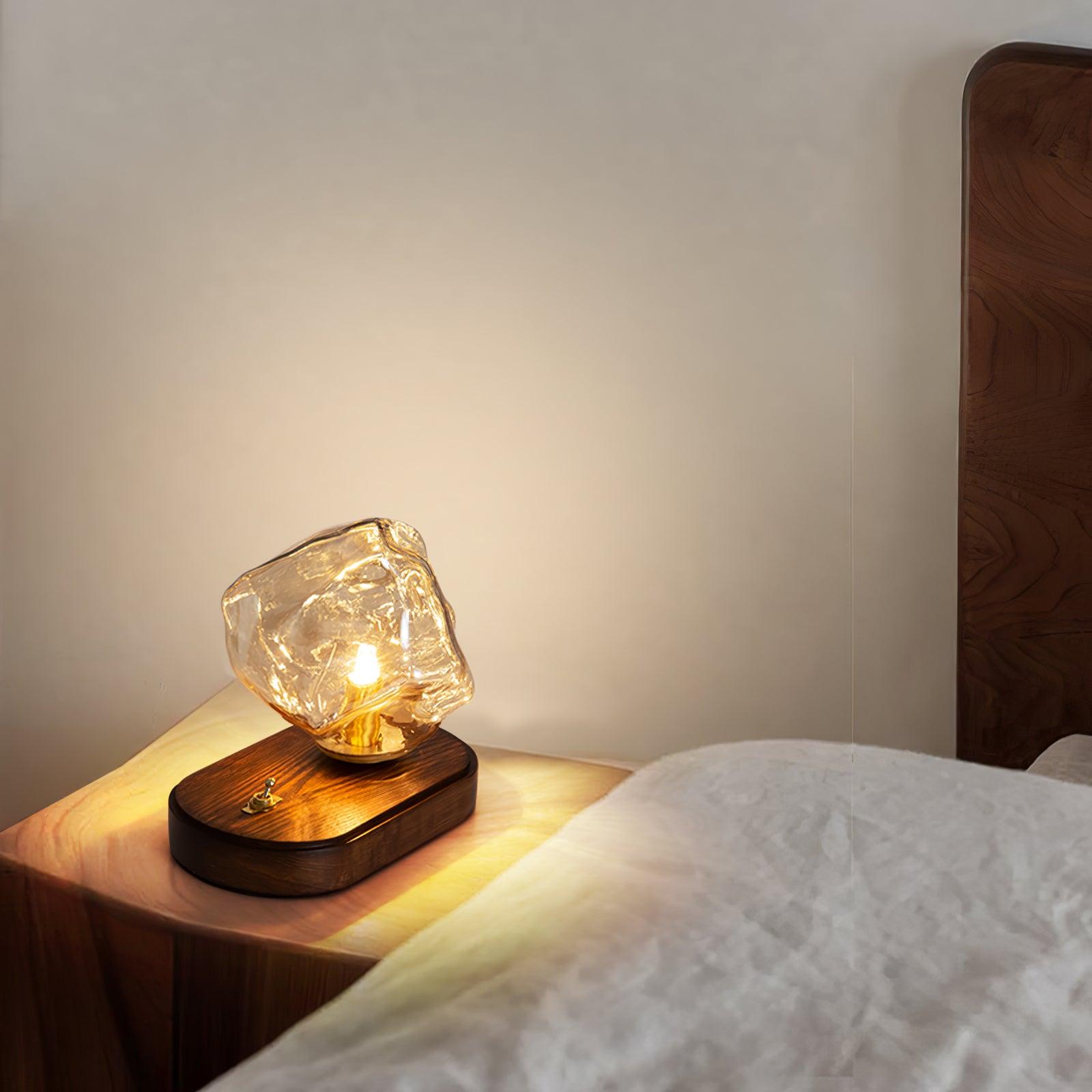 Ice Stone Glass Table Lamp - Blowlighting