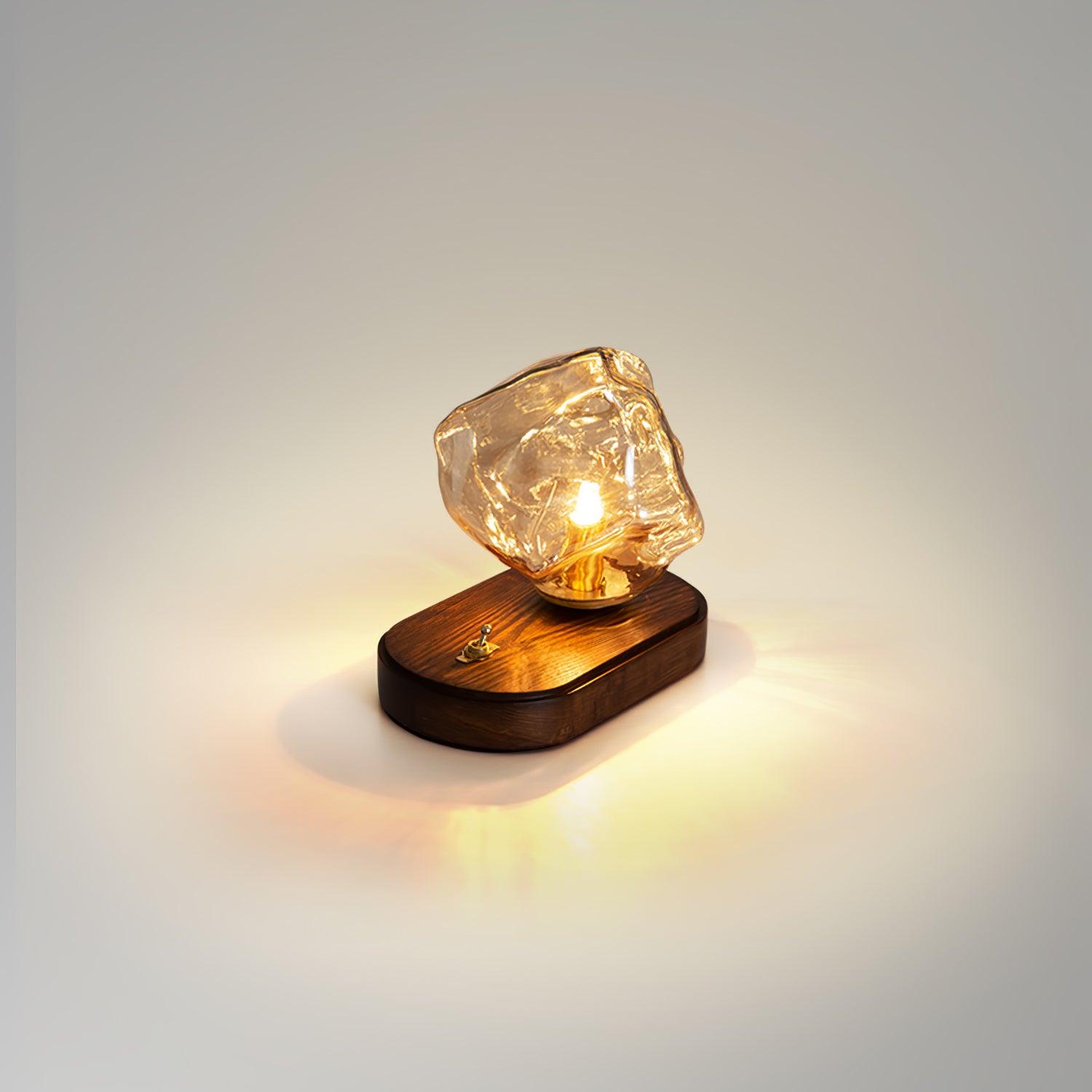 Ice Stone Glass Table Lamp - Blowlighting