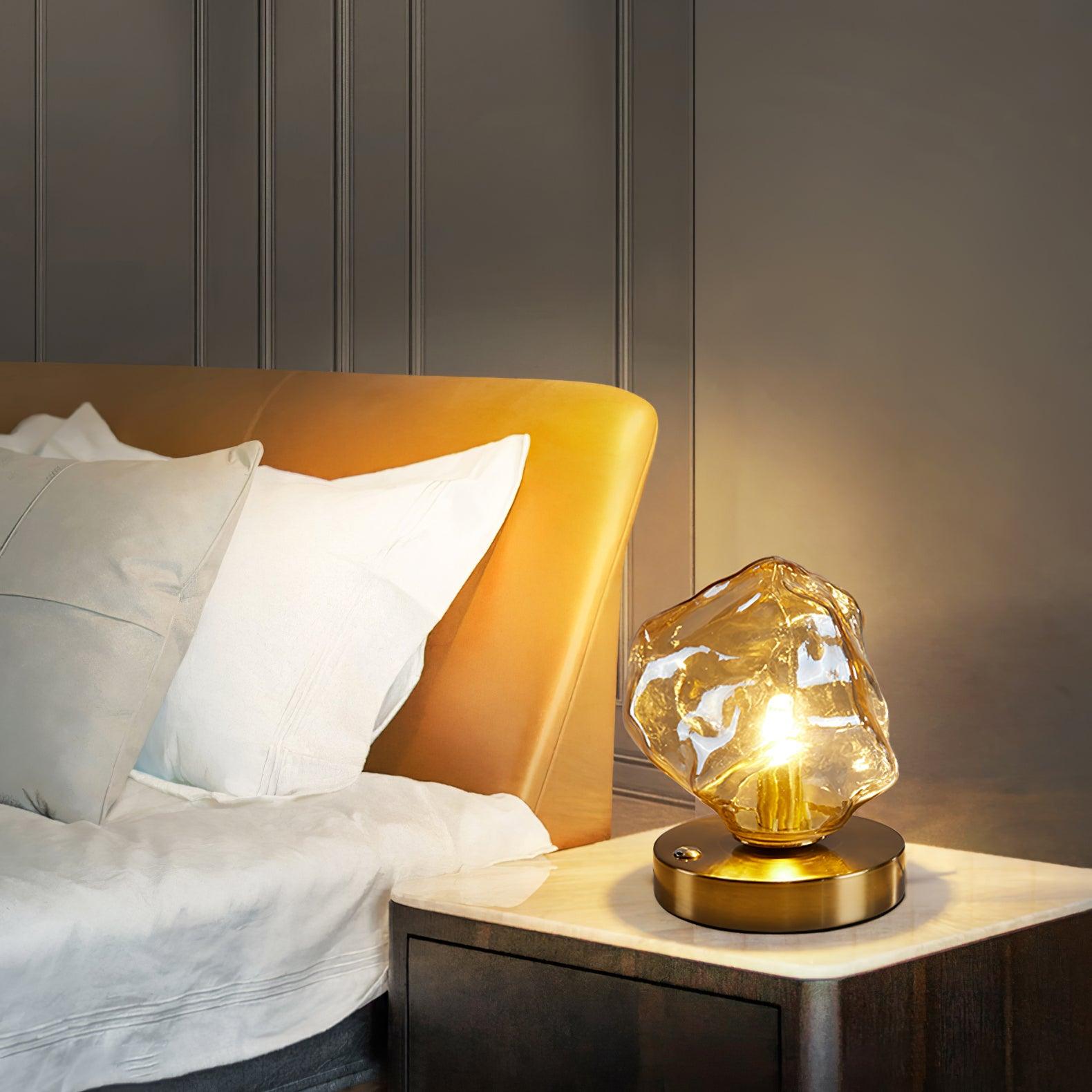 Ice Stone Glass Table Lamp - Blowlighting