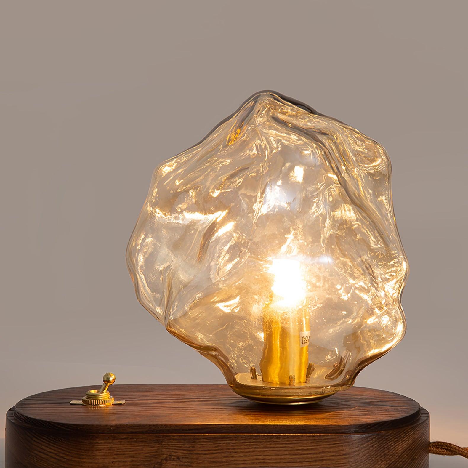 Ice Stone Glass Table Lamp - Blowlighting