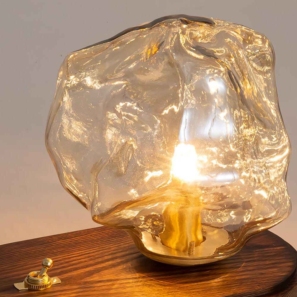 Ice Stone Glass Table Lamp - Blowlighting