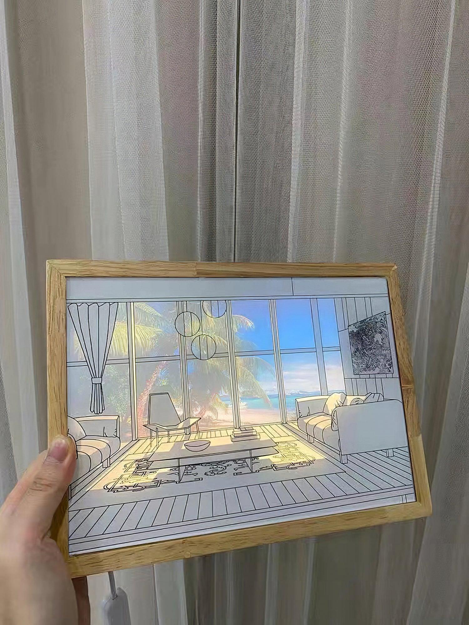Illuminated Bedside Art Lamp - Blowlighting