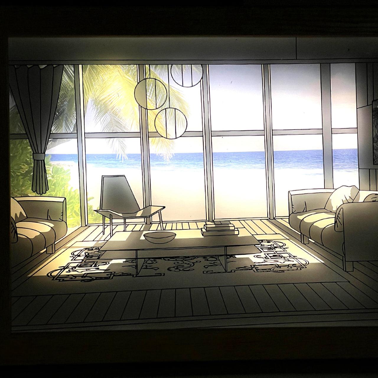 Illuminated Bedside Art Lamp - Blowlighting
