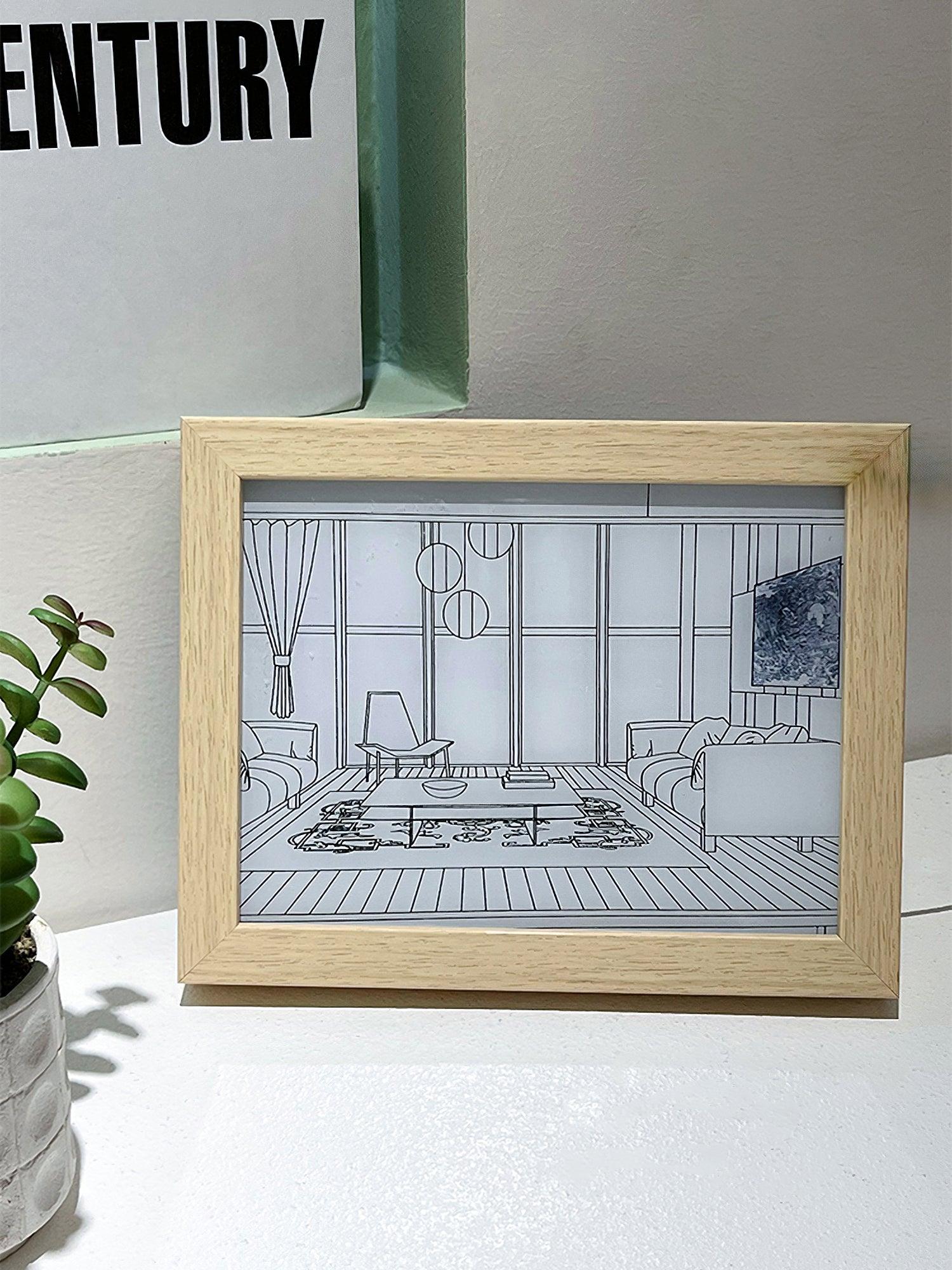 Illuminated Bedside Art Lamp - Blowlighting