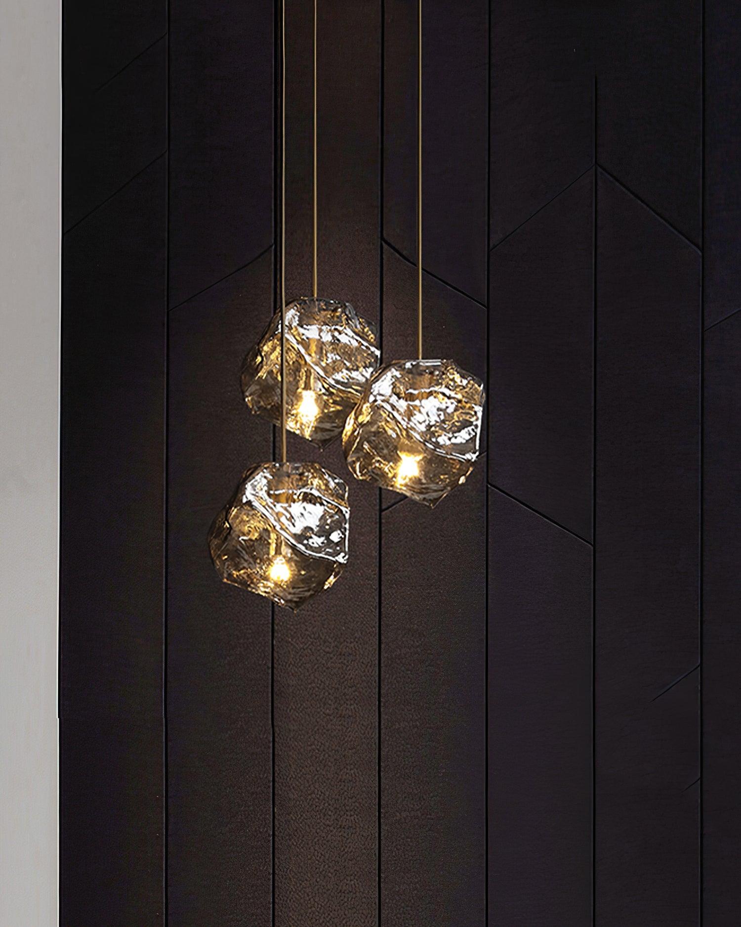 Illyria Ice Glass Pendant Lamp - Blowlighting
