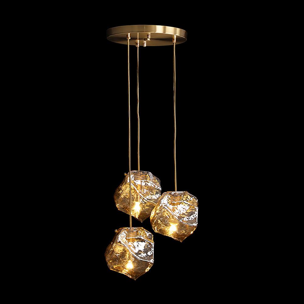Illyria Ice Glass Pendant Lamp - Blowlighting