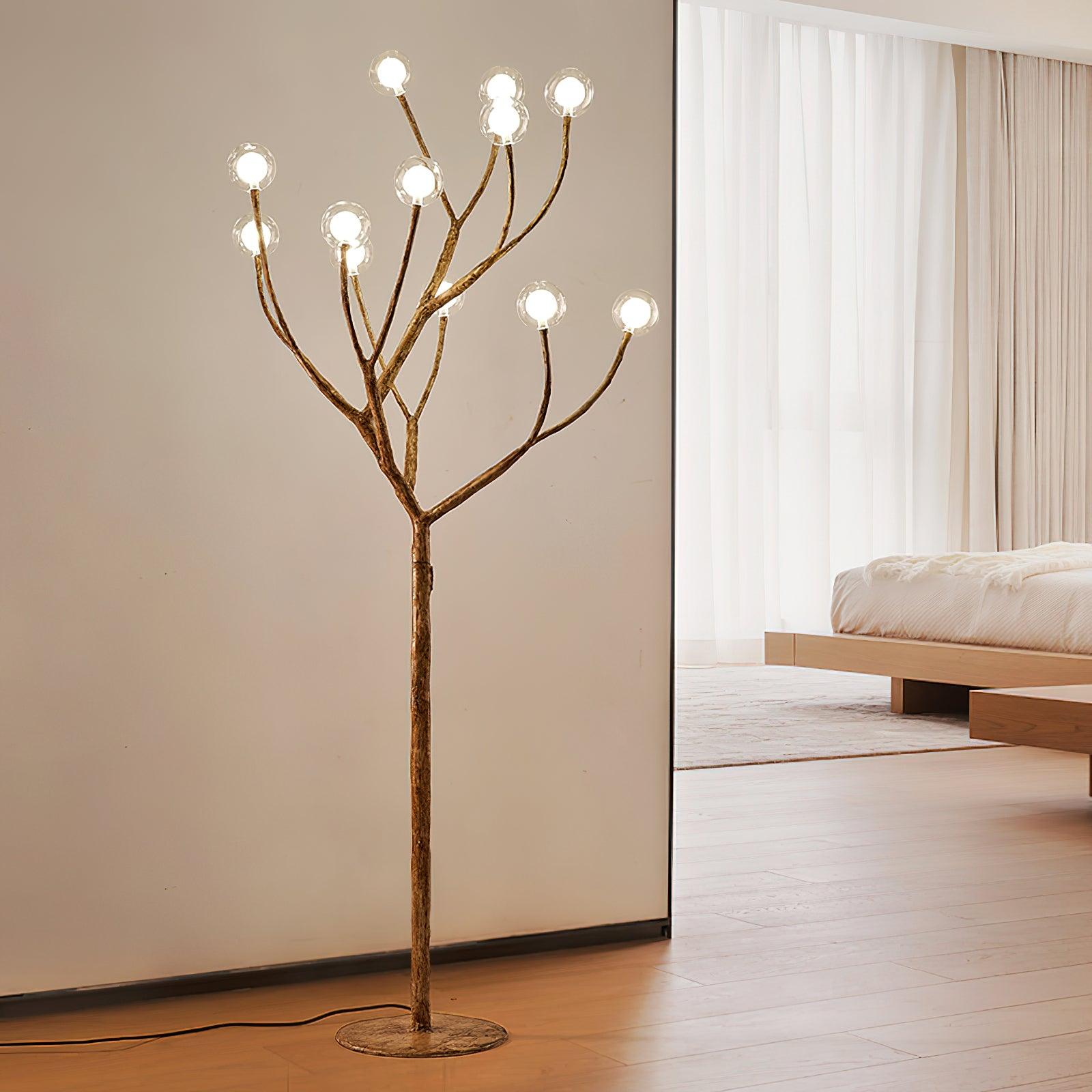 Imitation Wood Floor Lamp - Blowlighting