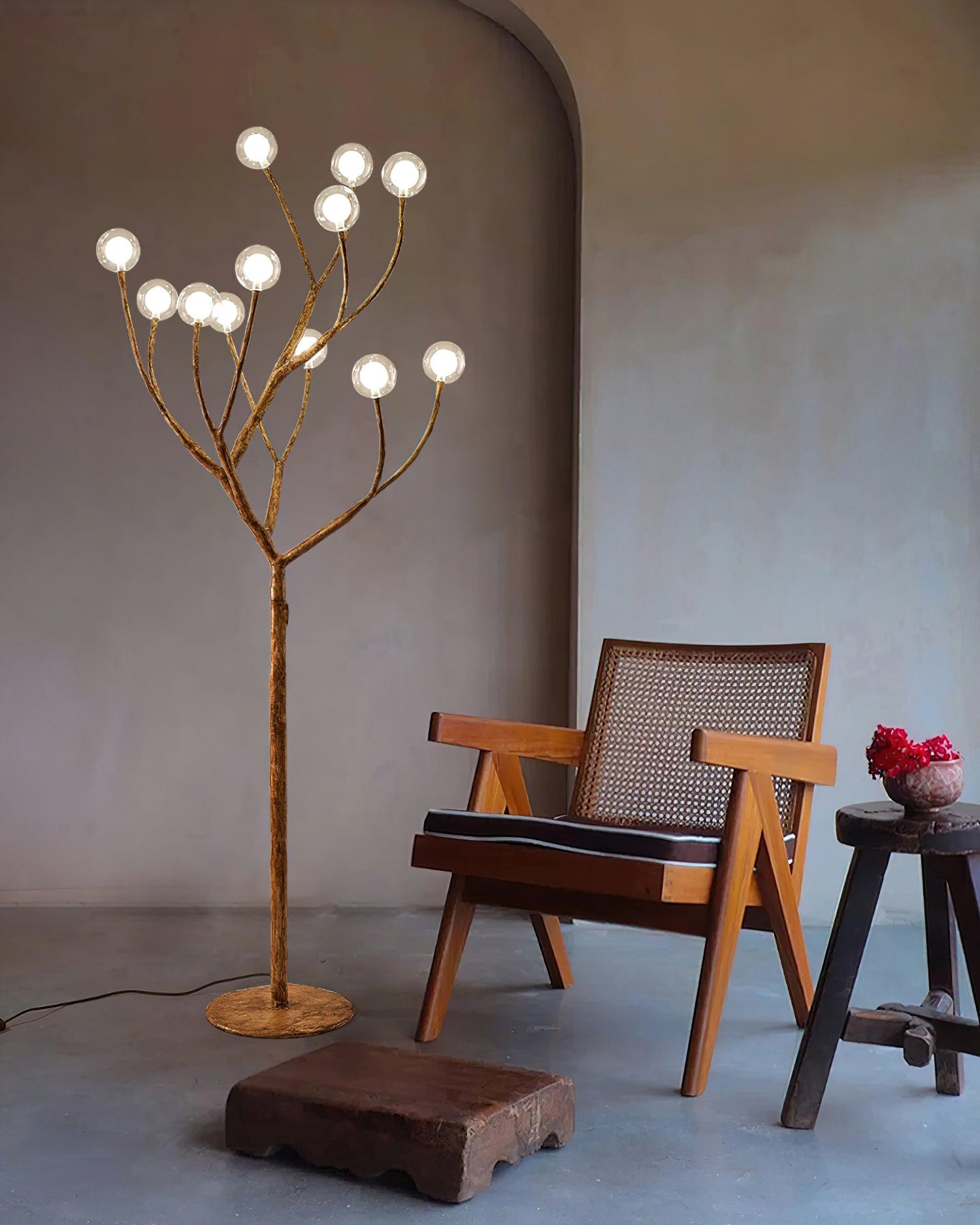 Imitation Wood Floor Lamp - Blowlighting