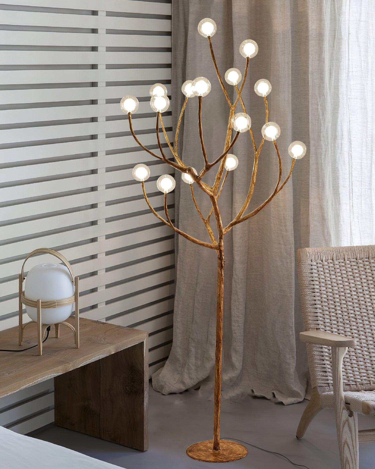 Imitation Wood Floor Lamp - Blowlighting