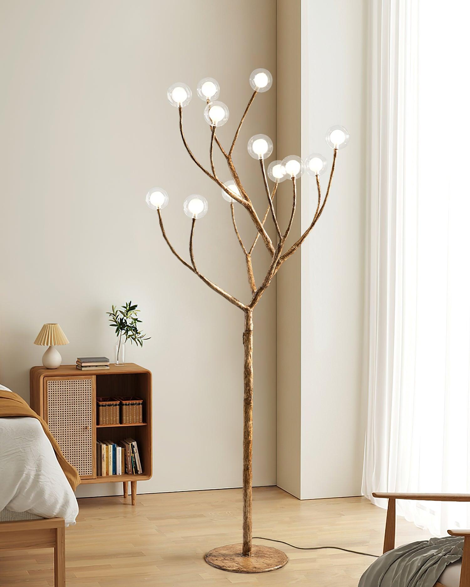 Imitation Wood Floor Lamp - Blowlighting