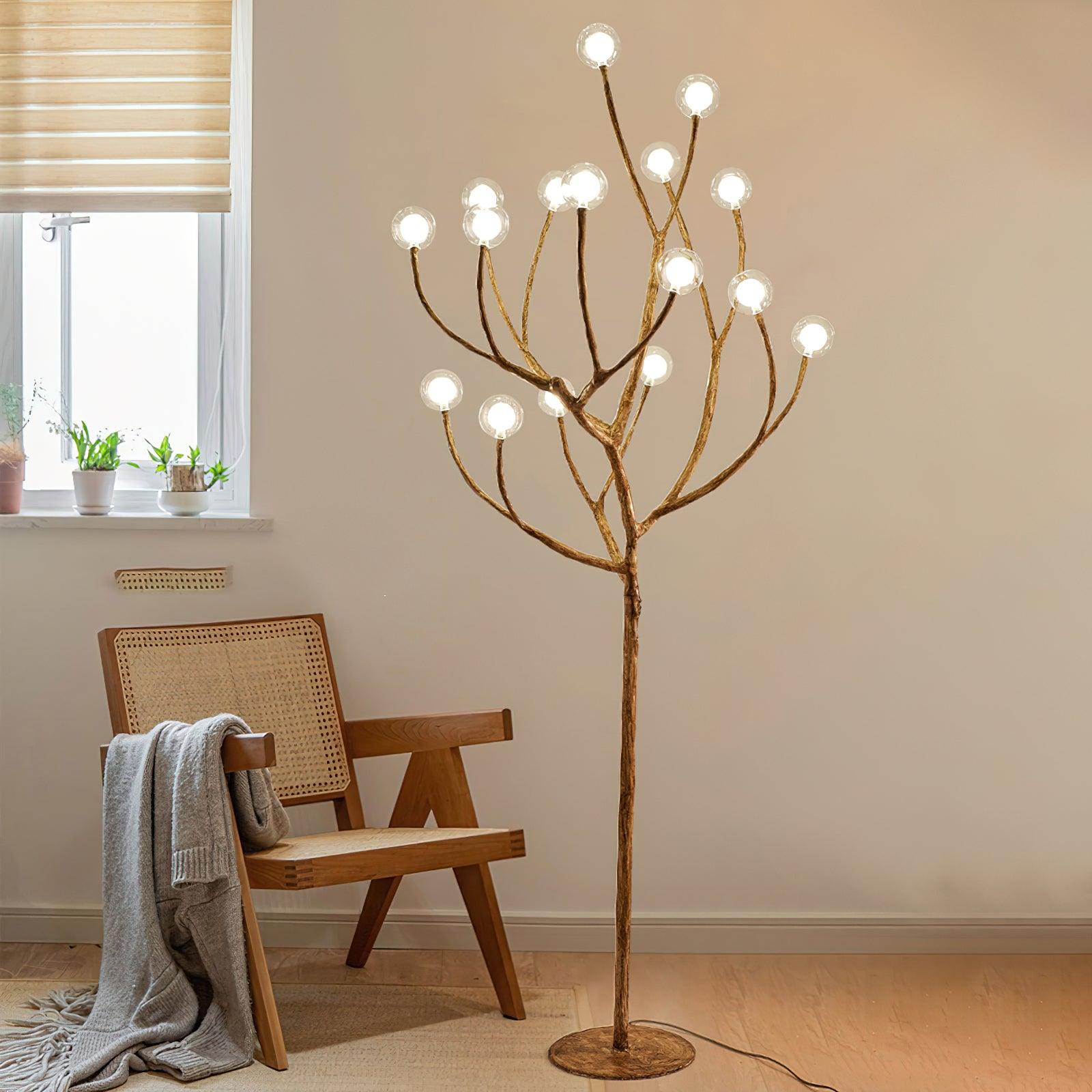Imitation Wood Floor Lamp - Blowlighting