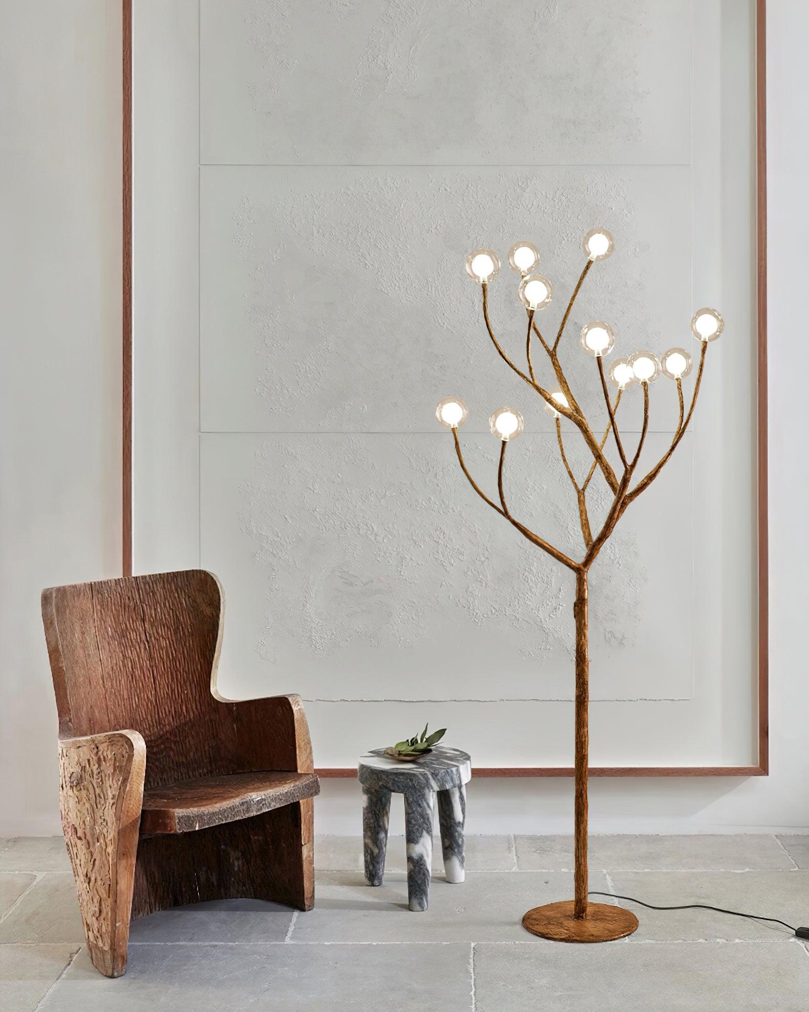 Imitation Wood Floor Lamp - Blowlighting