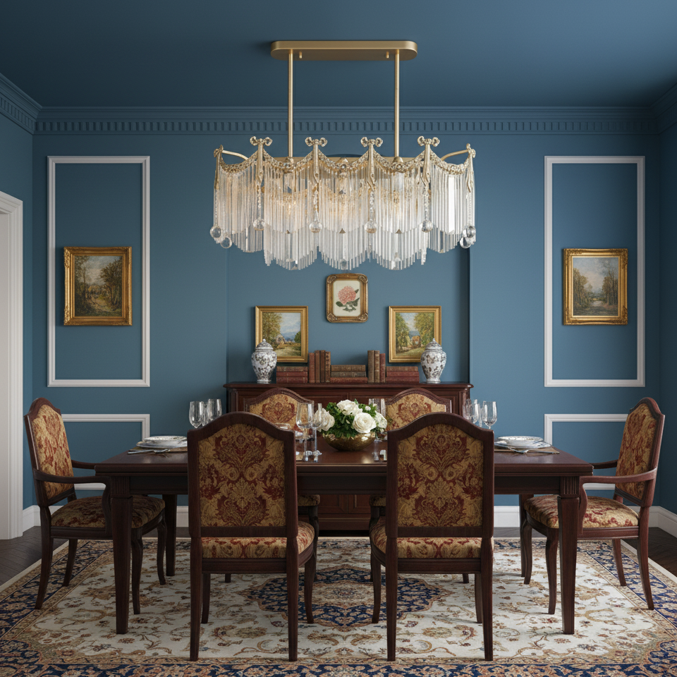 Imperial Luxury Crystal Cascade Chandelier